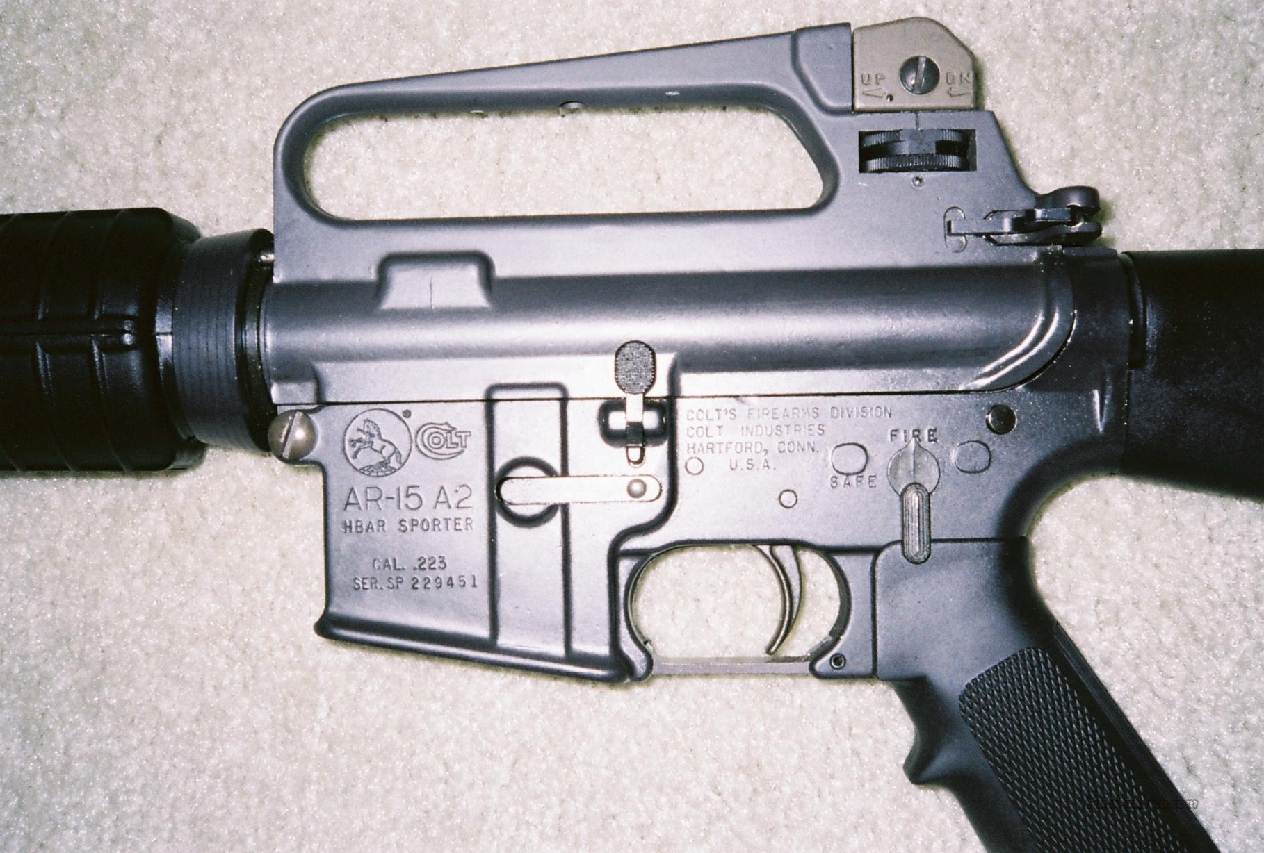 COLT AR15A2 HBAR SPORTER, UNFIRED for sale