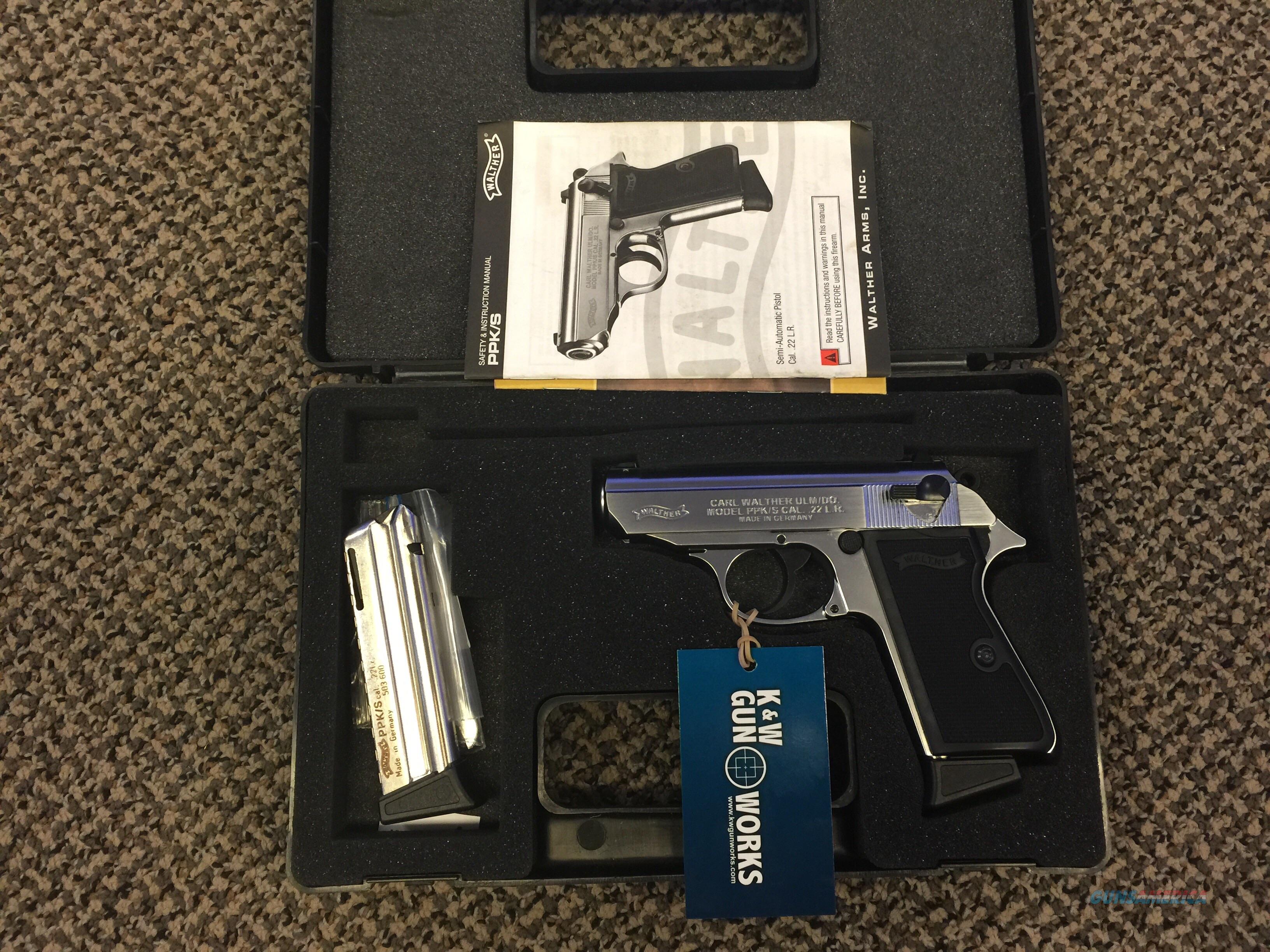 WALTHER PPK S NICKEL 22 LR 3 3 IN For Sale At Gunsamerica