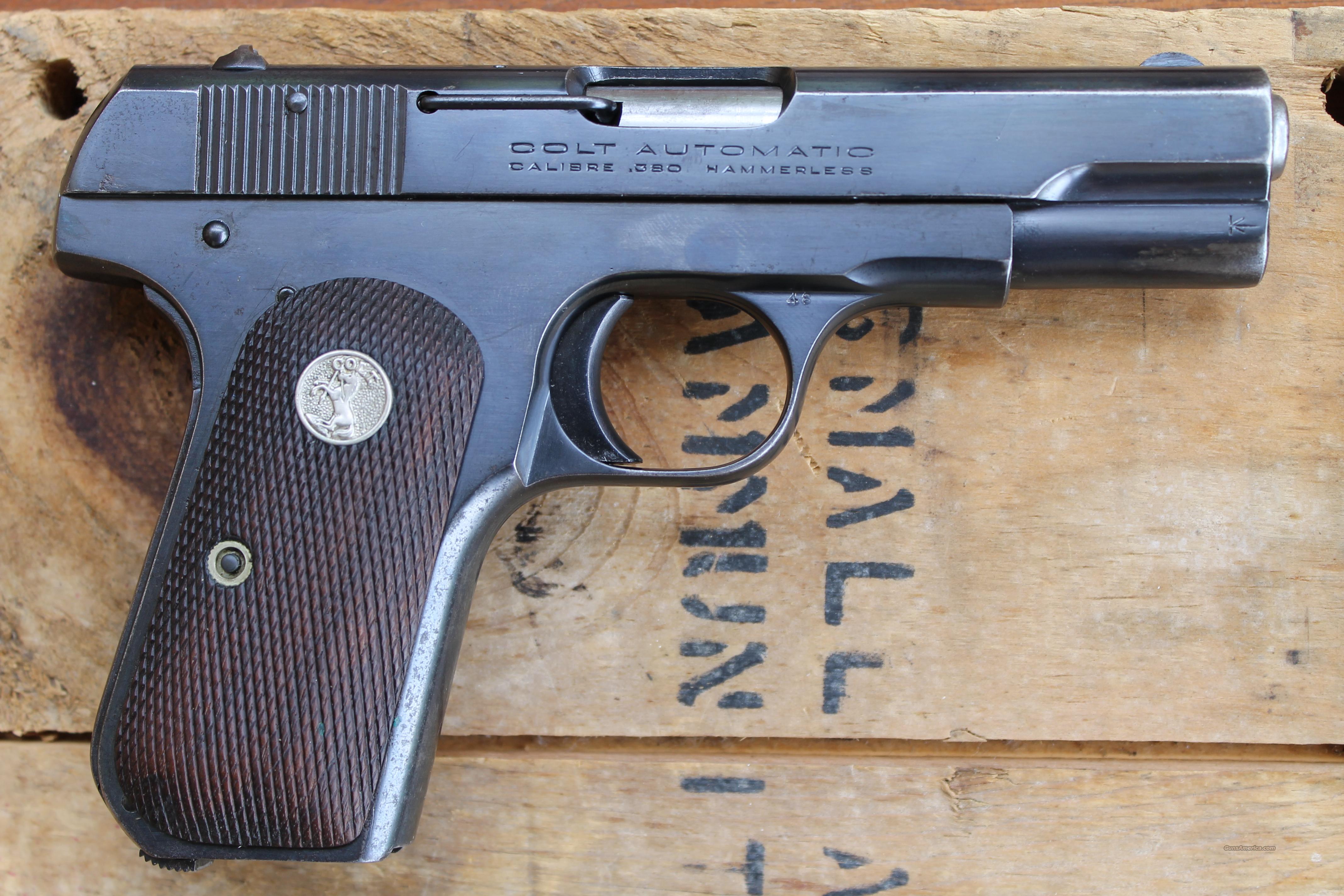 Colt Hammerless 380 For Sale