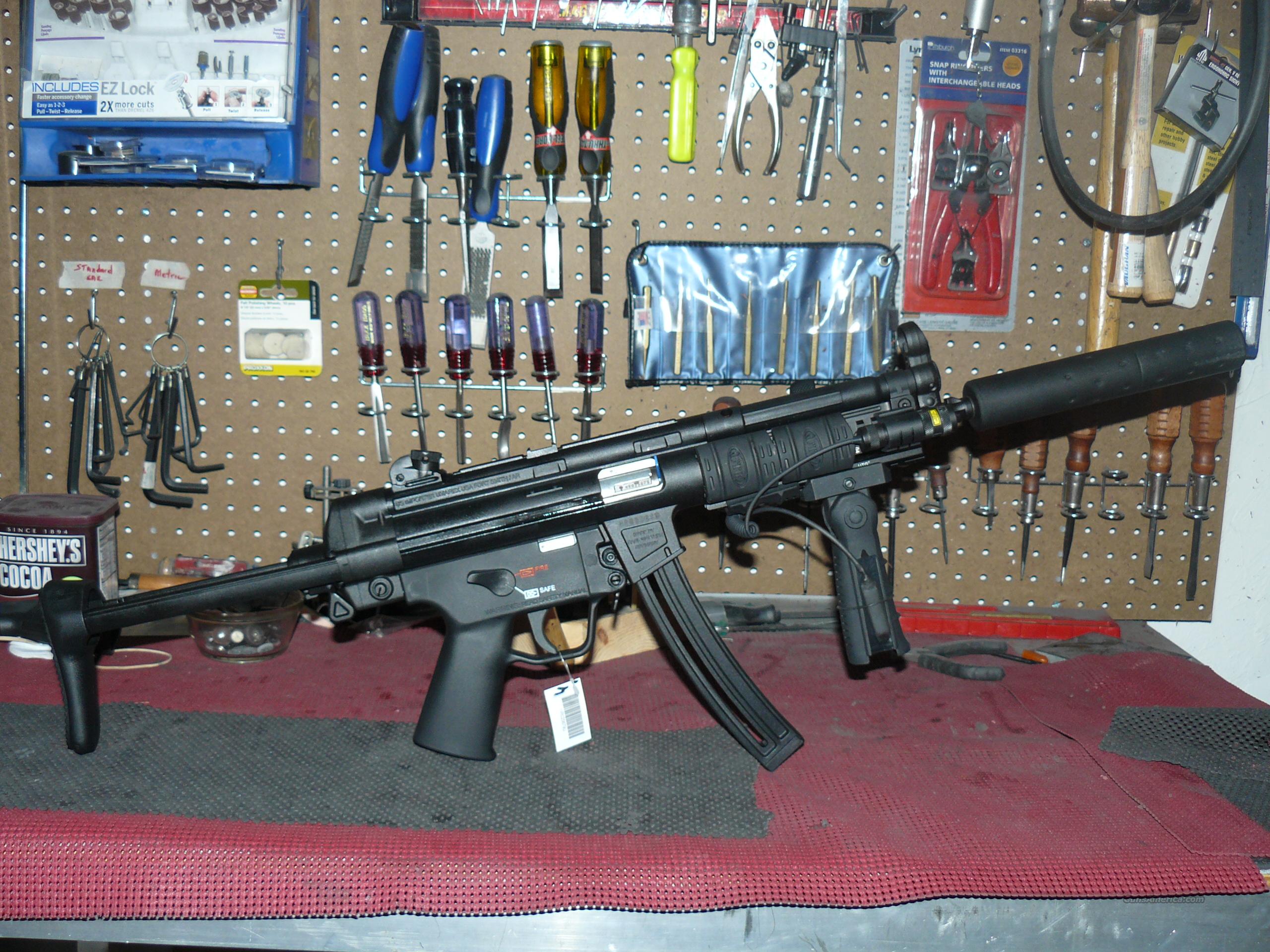 H&K MP5 22LR 25RD PACKAGE; TRI-RAIL, FOREGRIP &... For Sale