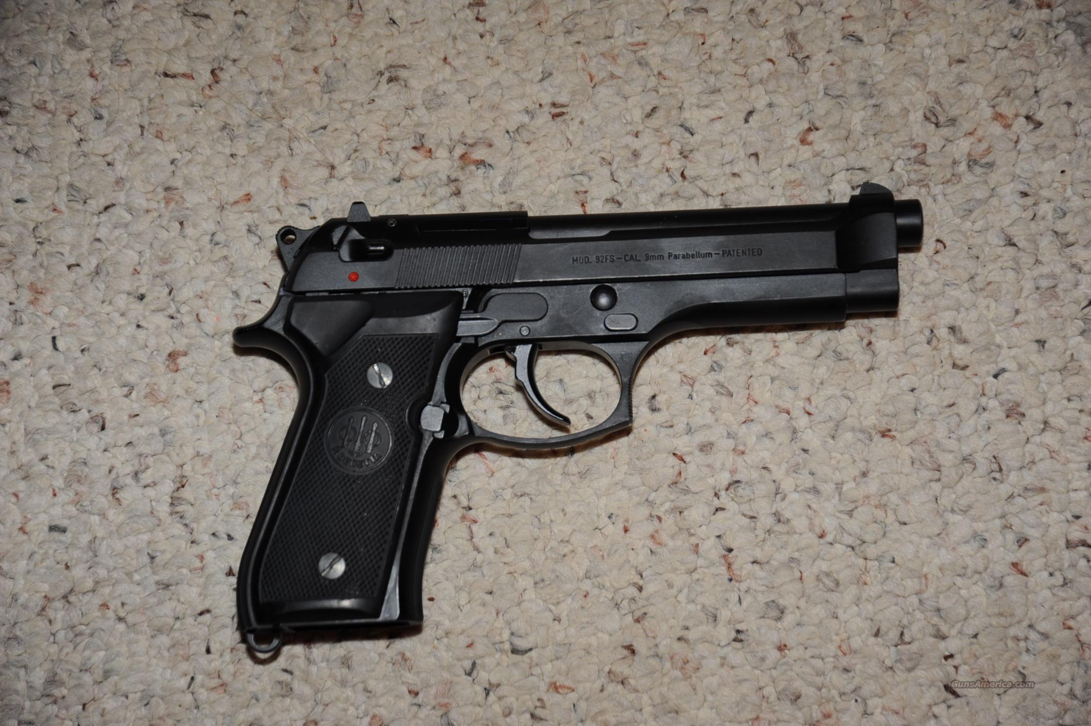 Beretta 92fs 9mm Black Used For Sale 6067