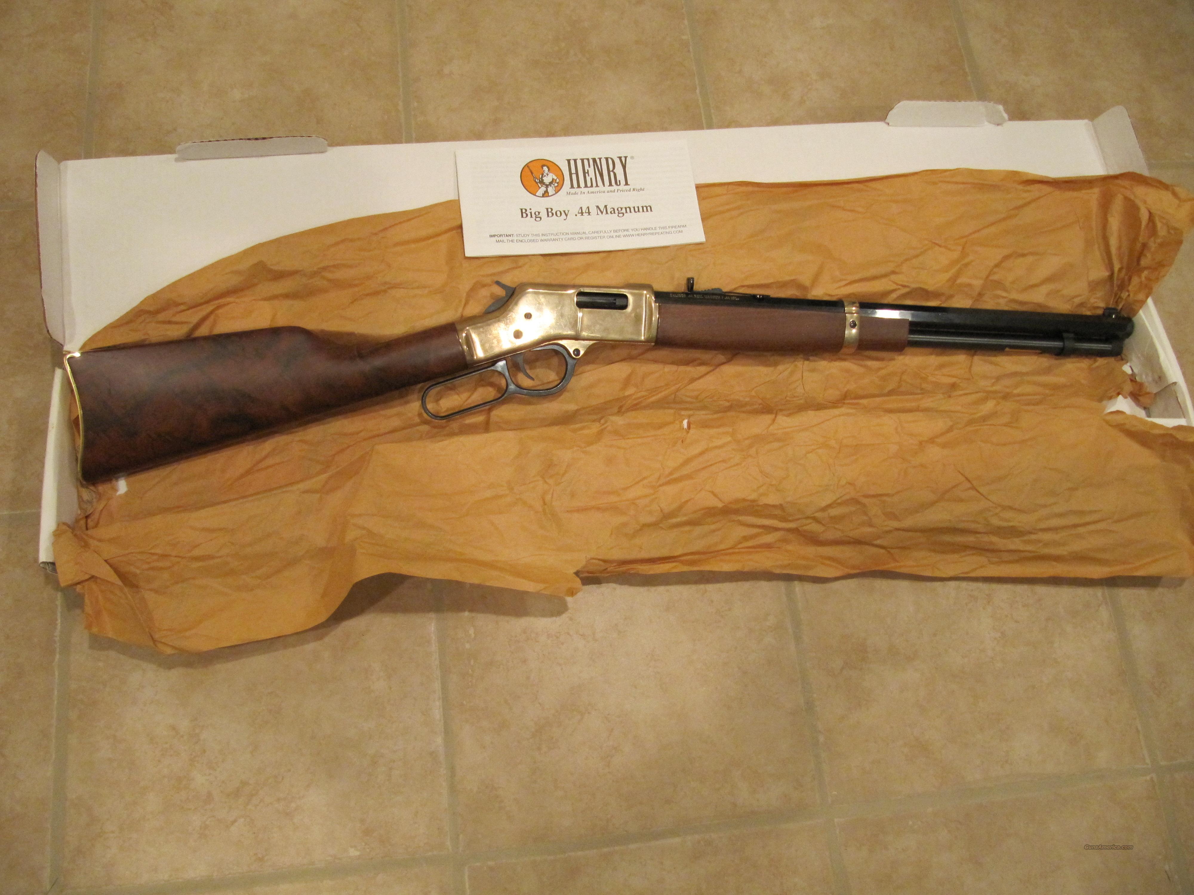 HENRY BIG BOY LEVER ACTION 44 REM For Sale At Gunsamerica