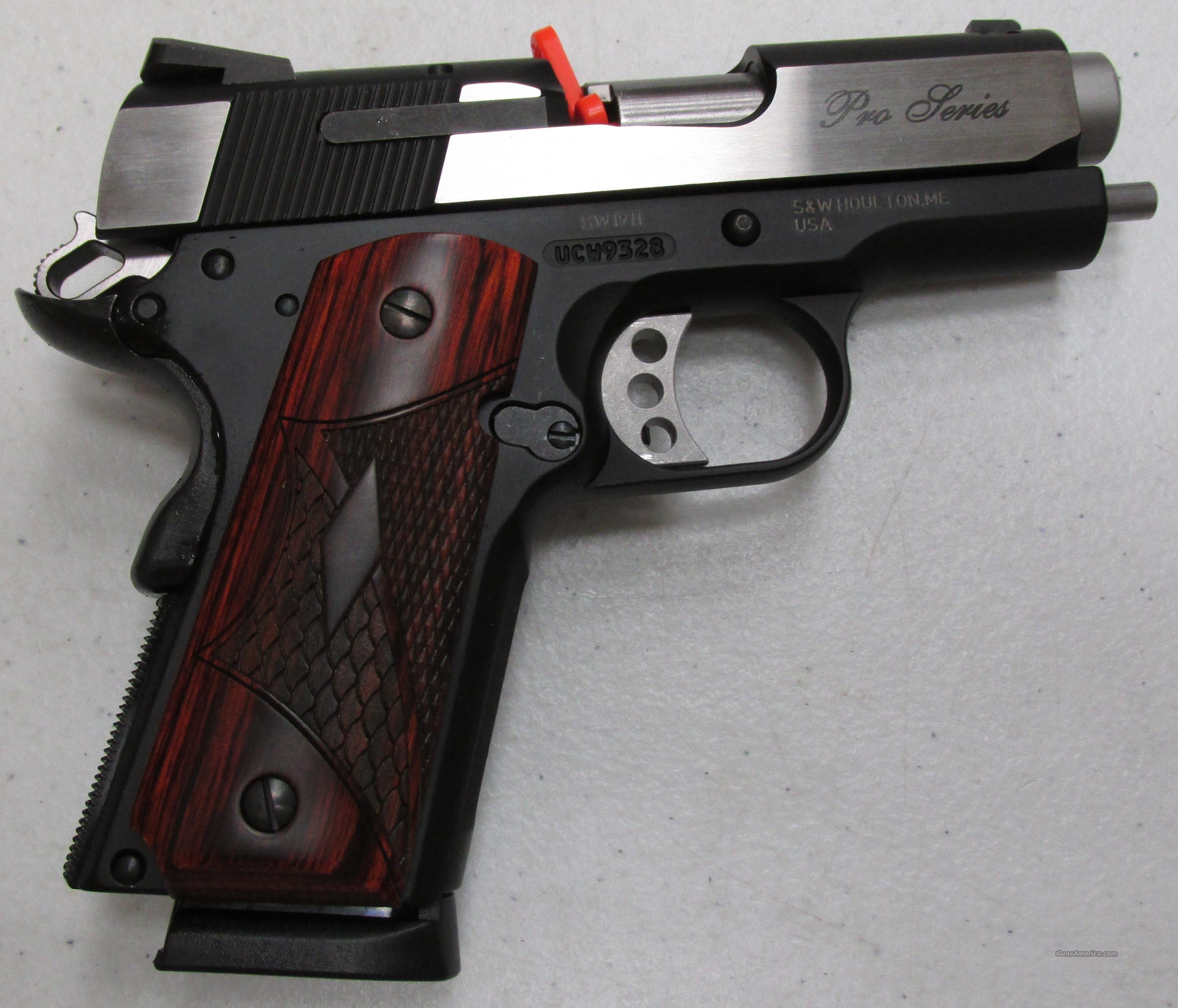 S&w Pro Series 1911 Sub Compact Talo Special 45acp 3