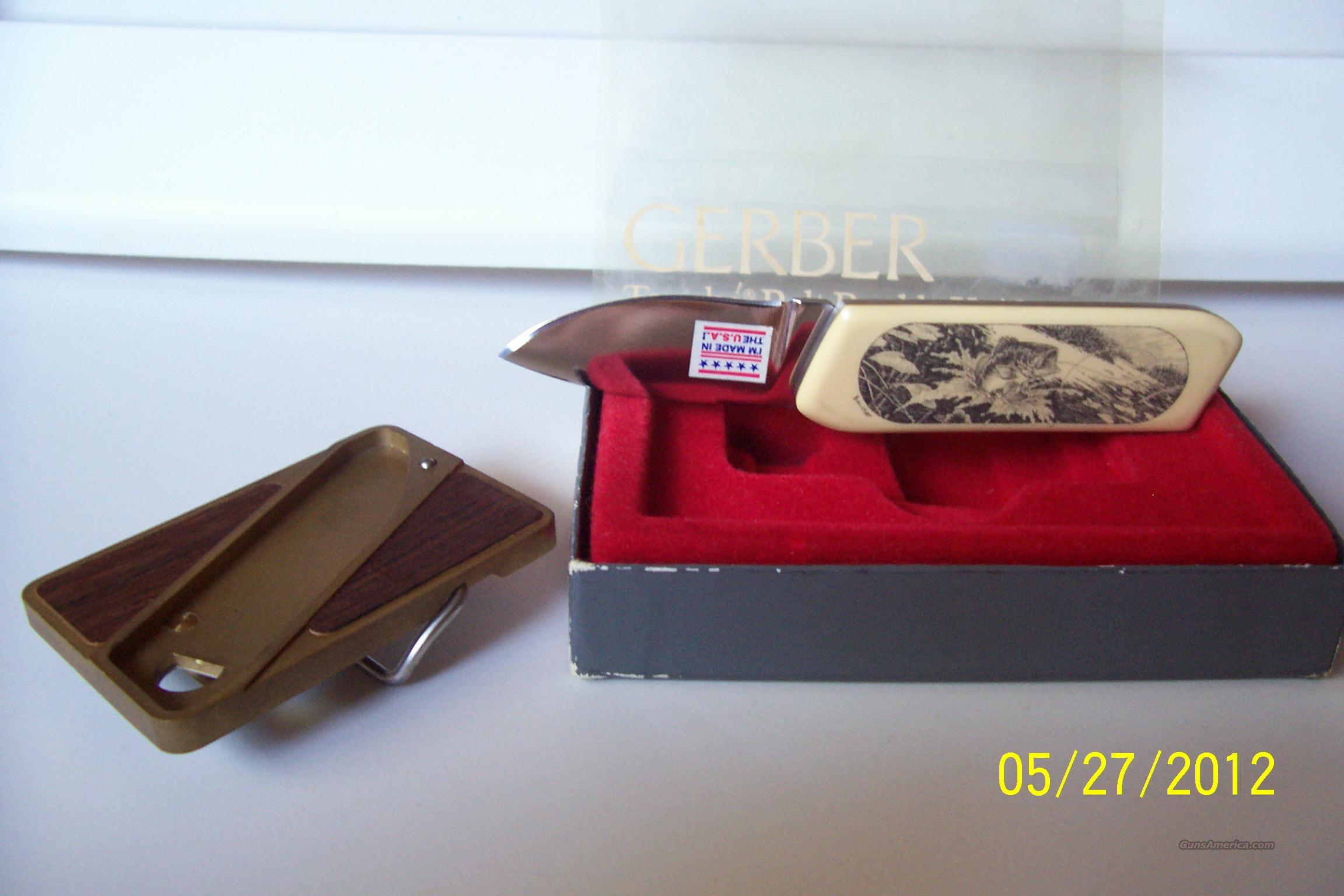 Gerber Touche&#39; Belt Buckle Knife for sale
