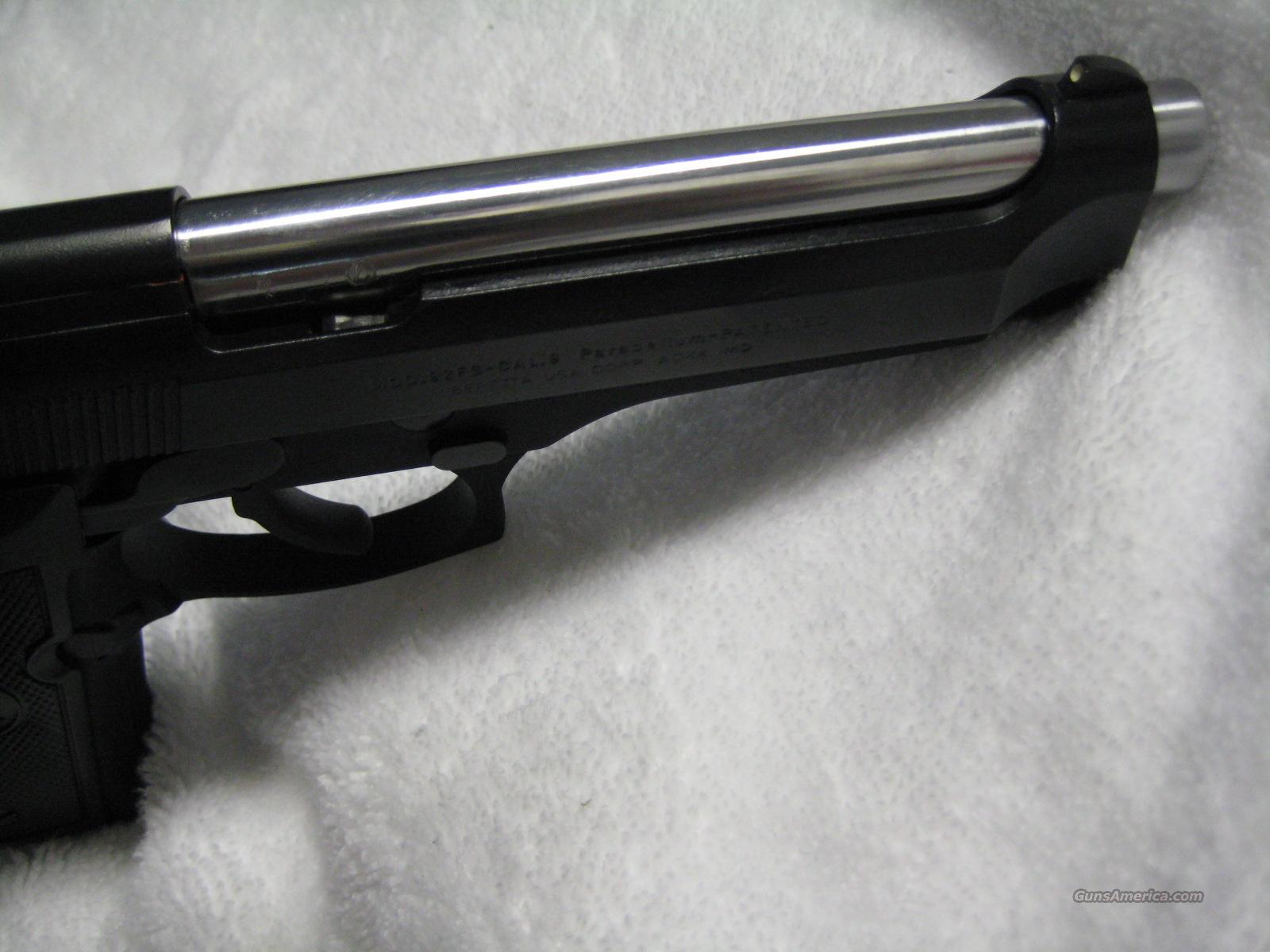 9MM Beretta 92FS w/ Chrome Barrel by A1SERVCO for sale