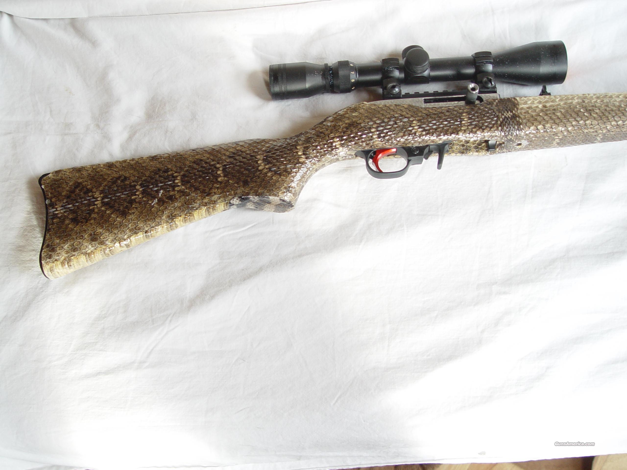 Ruger 10/22 Custom Rattel Snake Skin! & for sale