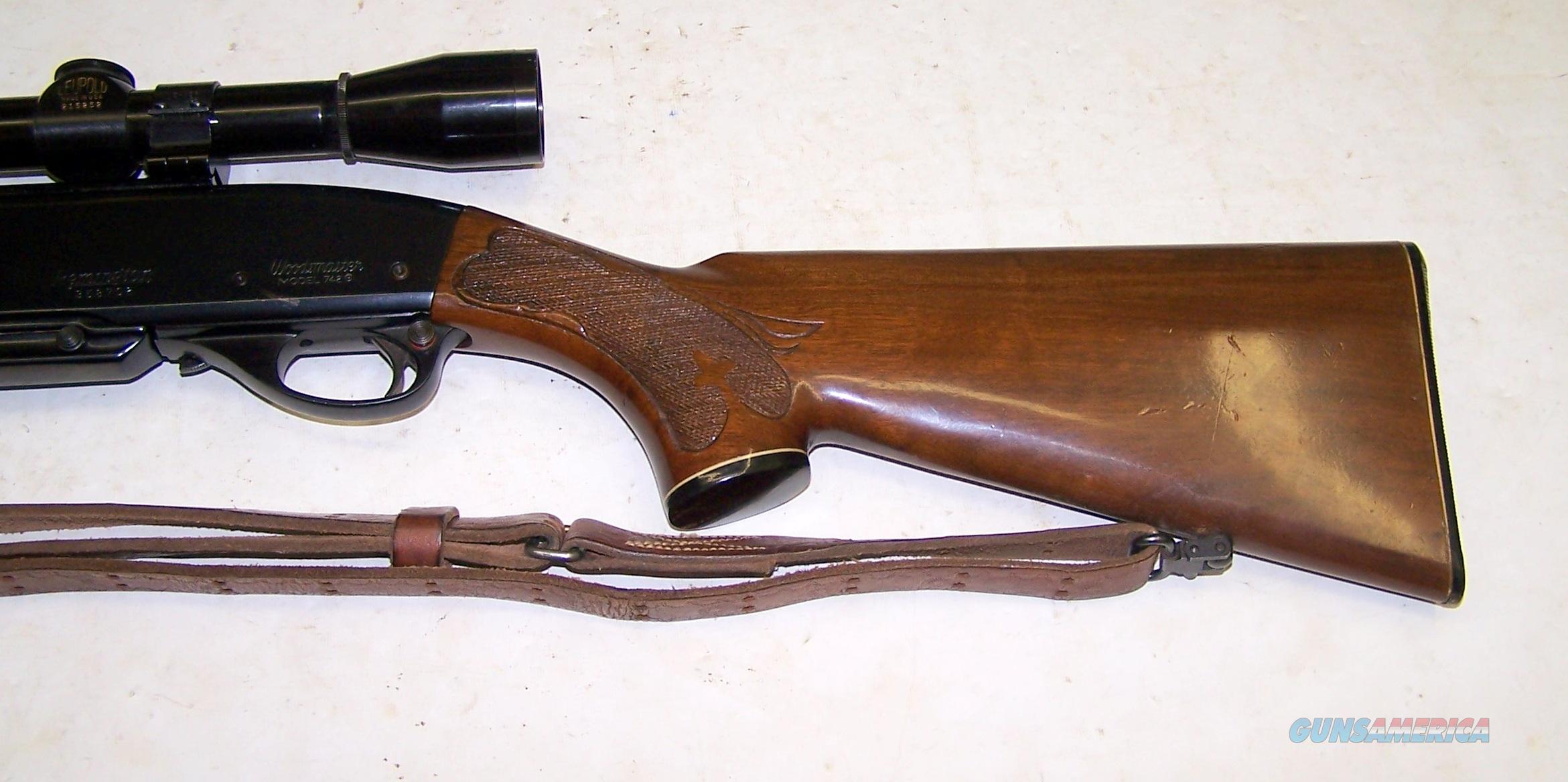 REMINGTON WOODSMASTER MODEL 742 DELUXE W SCOPE for sale