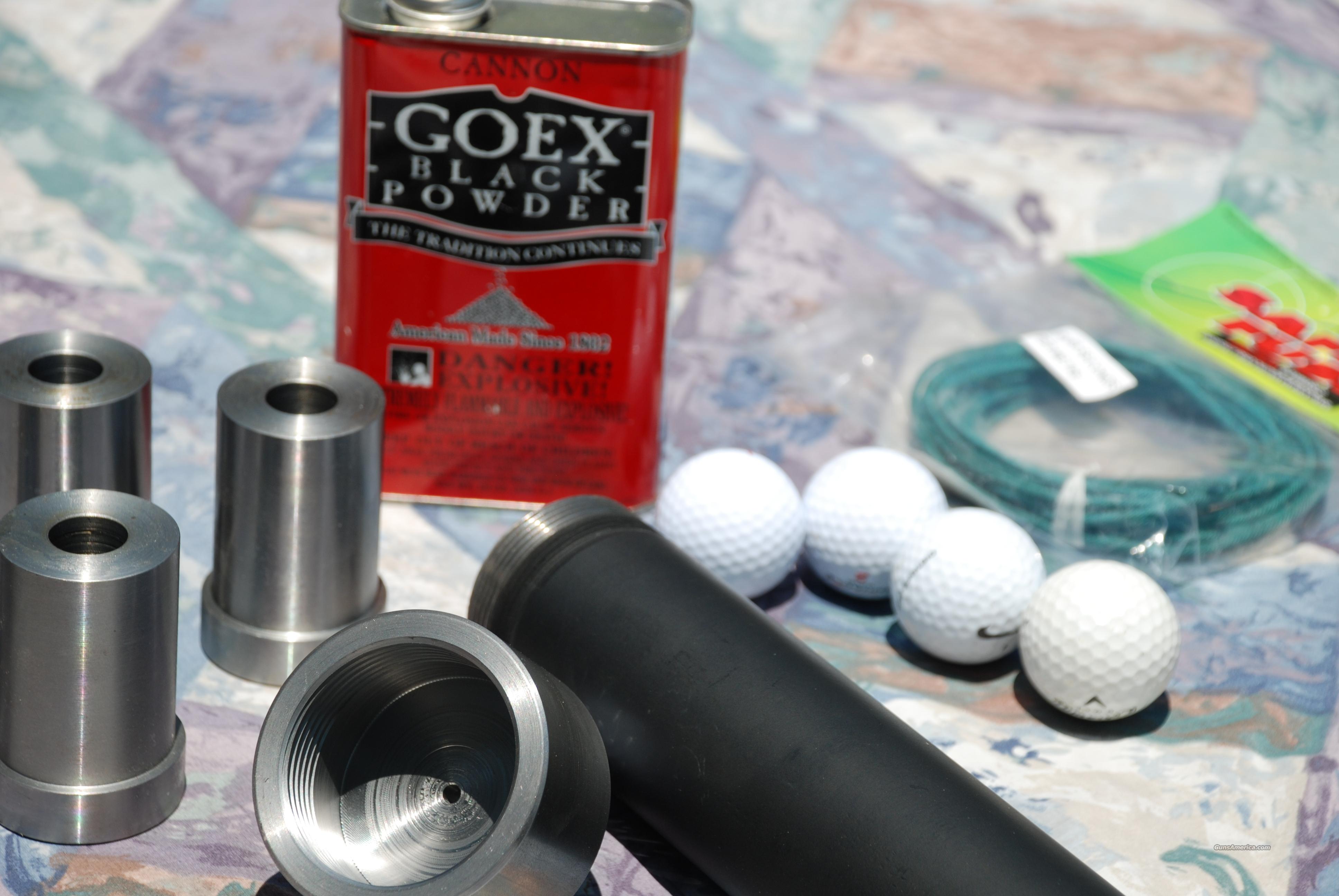 "BIG BANANA" BLACK POWDER GOLF BALL CANNON 40... for sale