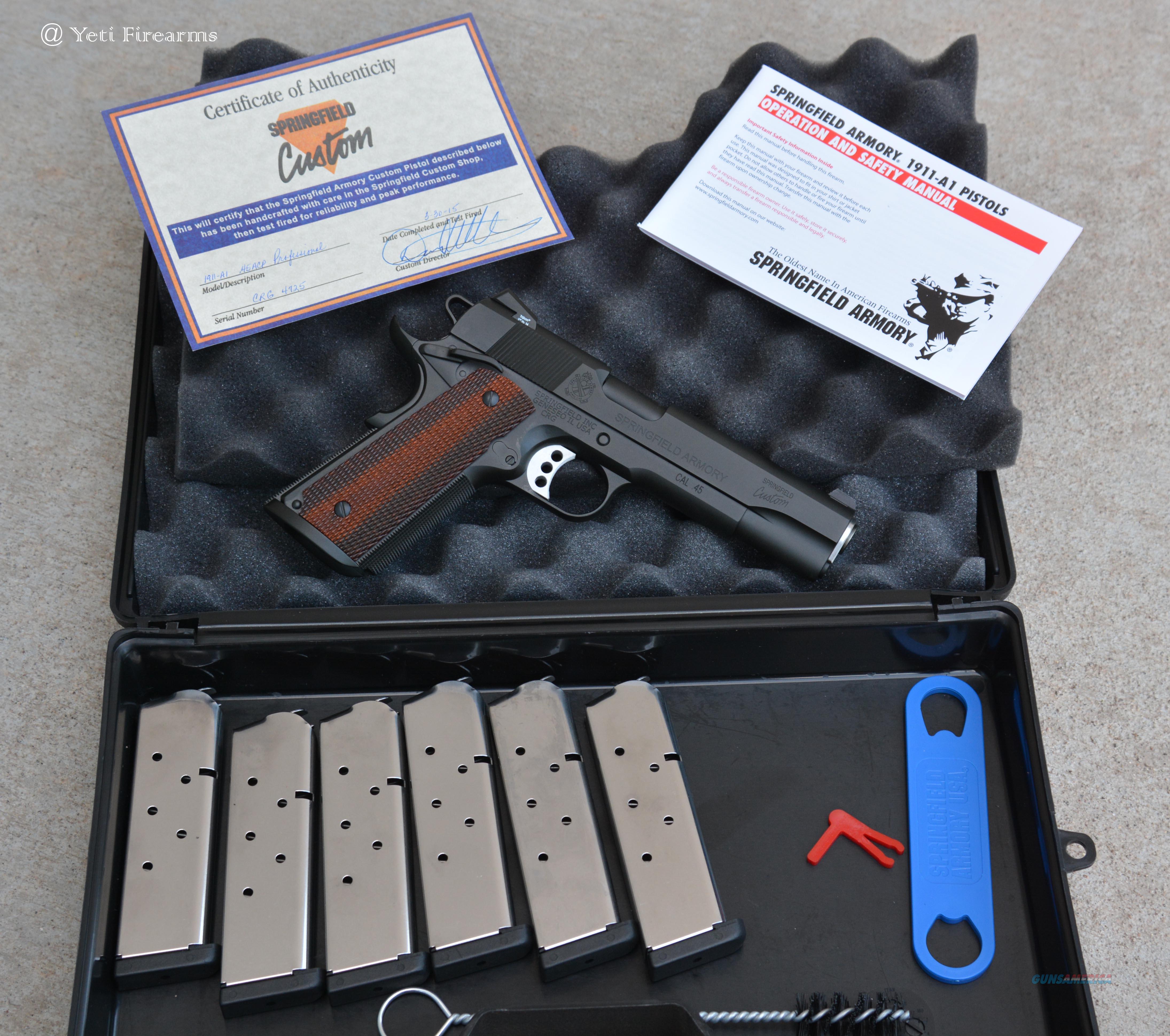 Springfield Professional 1911 .45 PC9111 No CC for sale