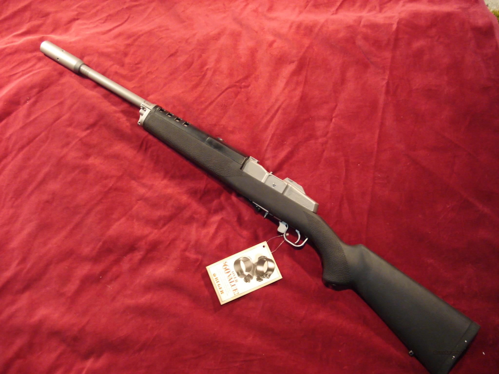 RUGER MINI 14 TARGET RIFLE W/HOGUE STOCK NEW (K... for sale
