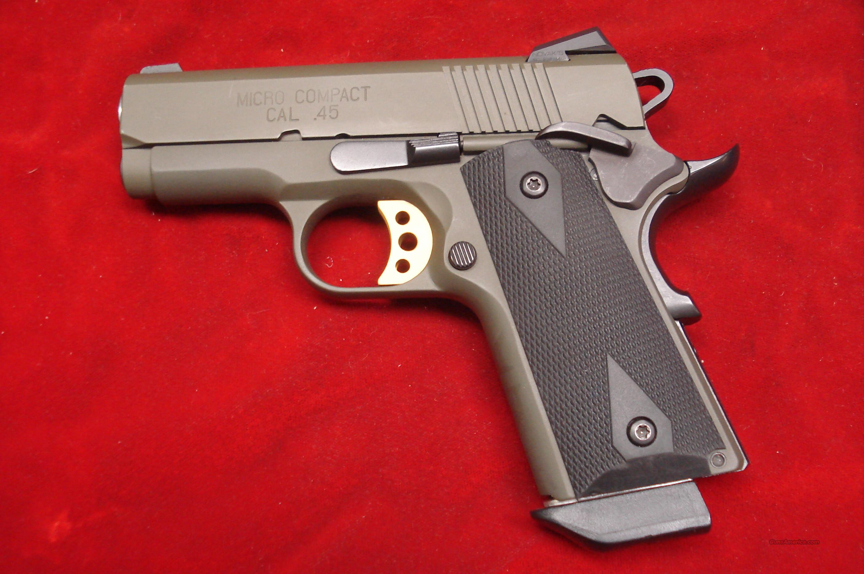SPRINGFIELD ARMORY OD GREEN ULTRA COMPACT 45 AC... for sale