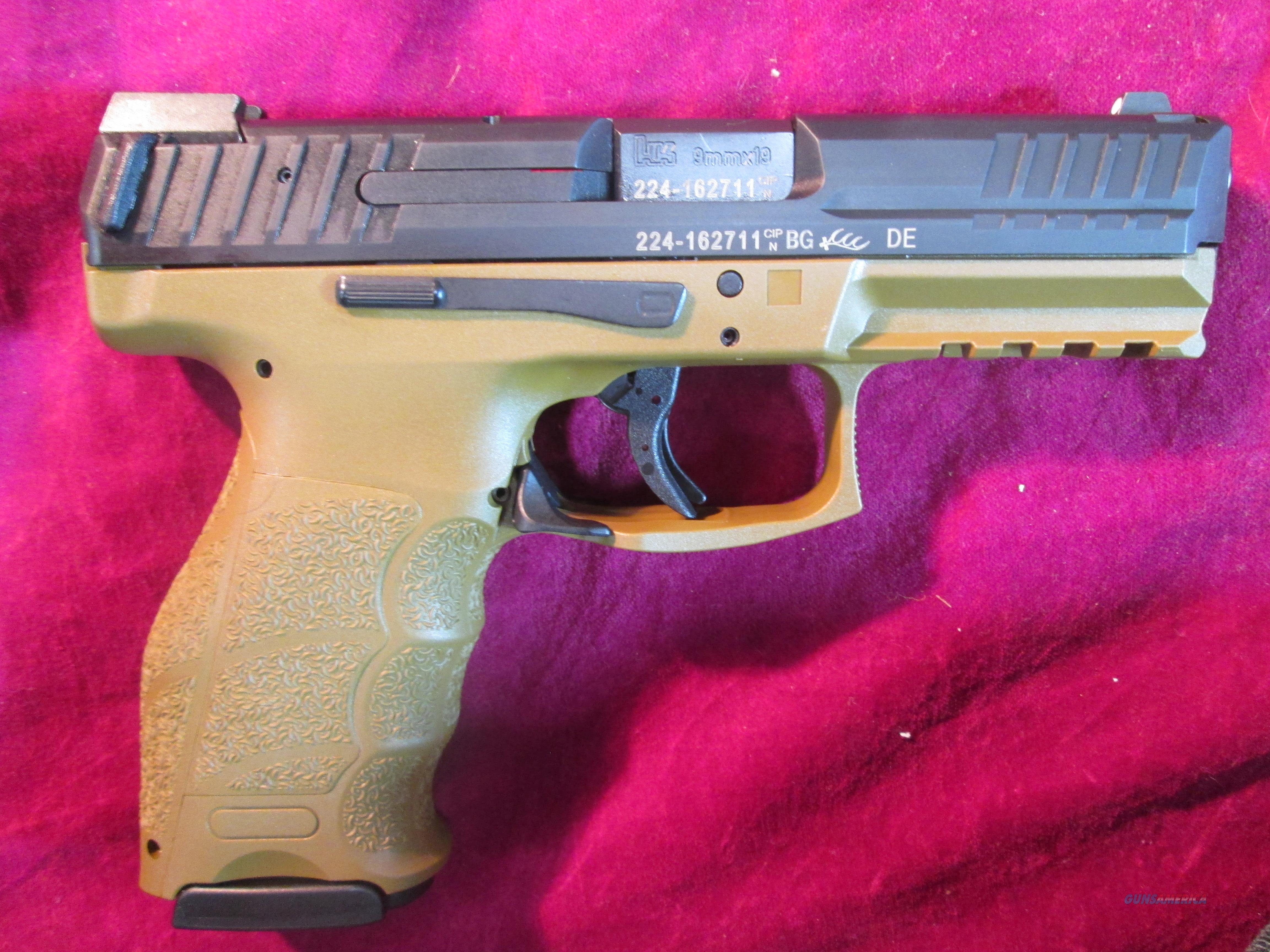 HK VP9 FLAT DARK EARTH 9MM LE STRIK For Sale At Gunsamerica