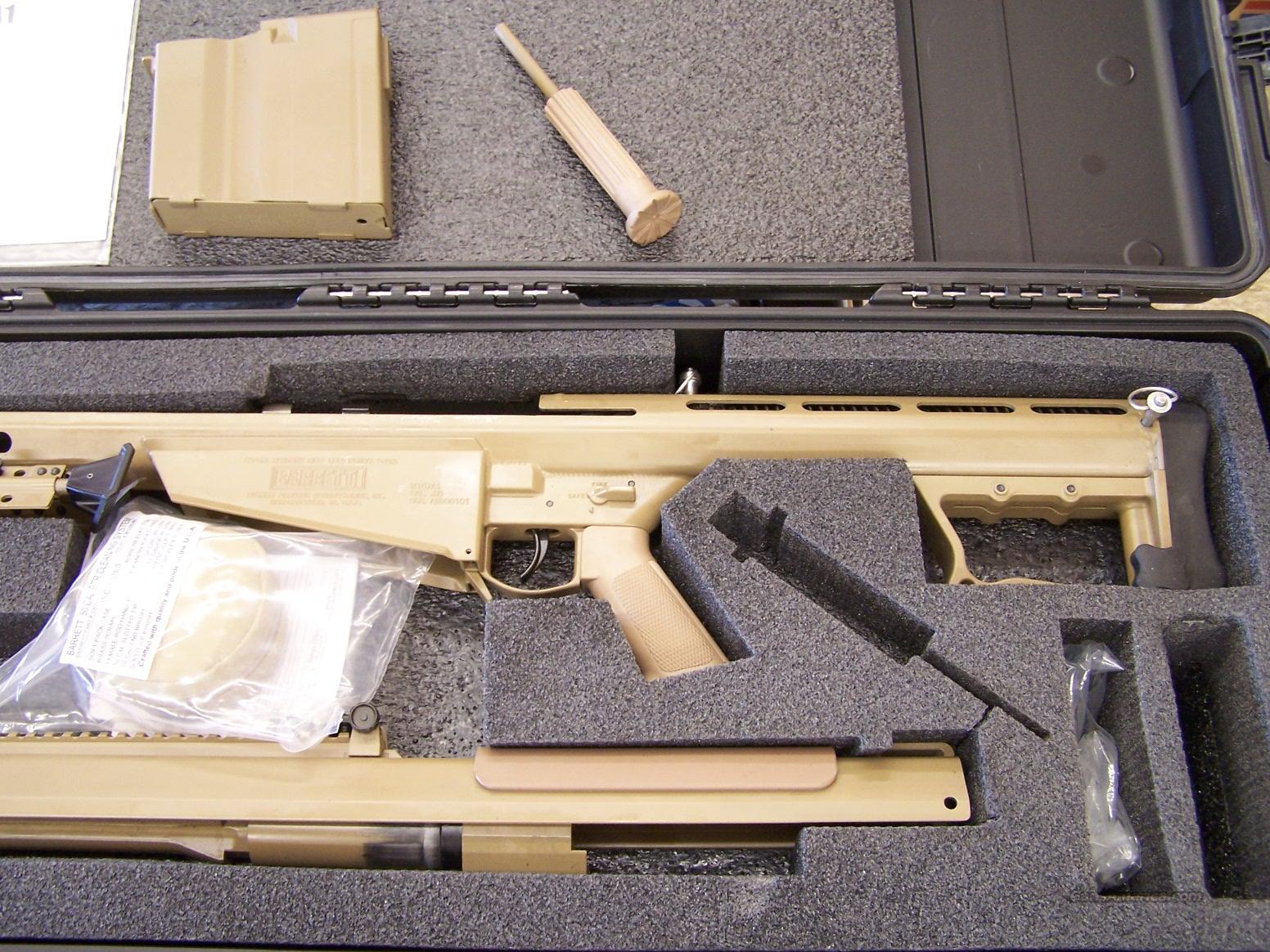 Barrett M107a1 50 Bmg 29 Barrel With Pelican Case For Sale 907793594