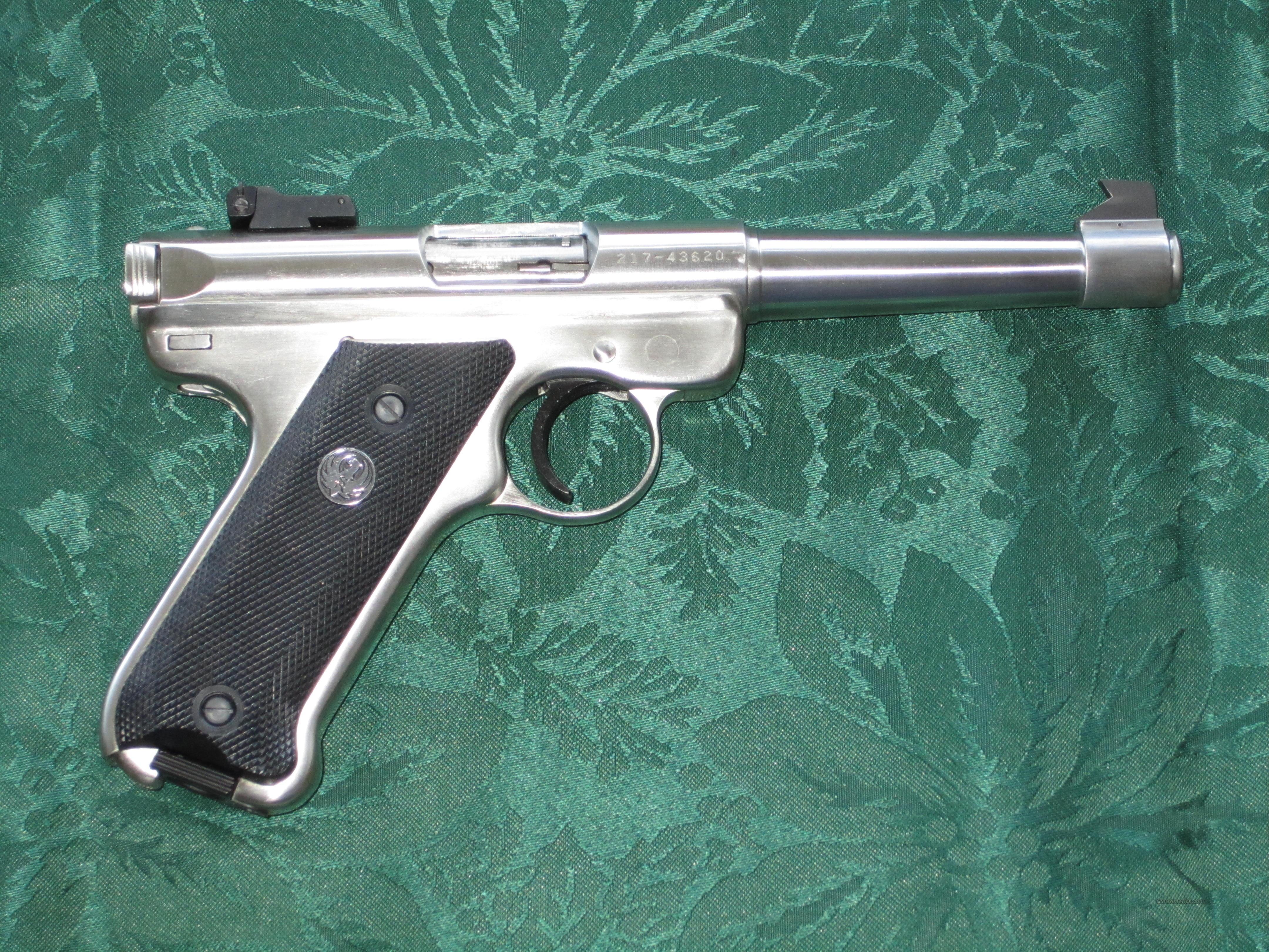 Ruger Mark Ii Lr Stainless Steel Bb For Sale