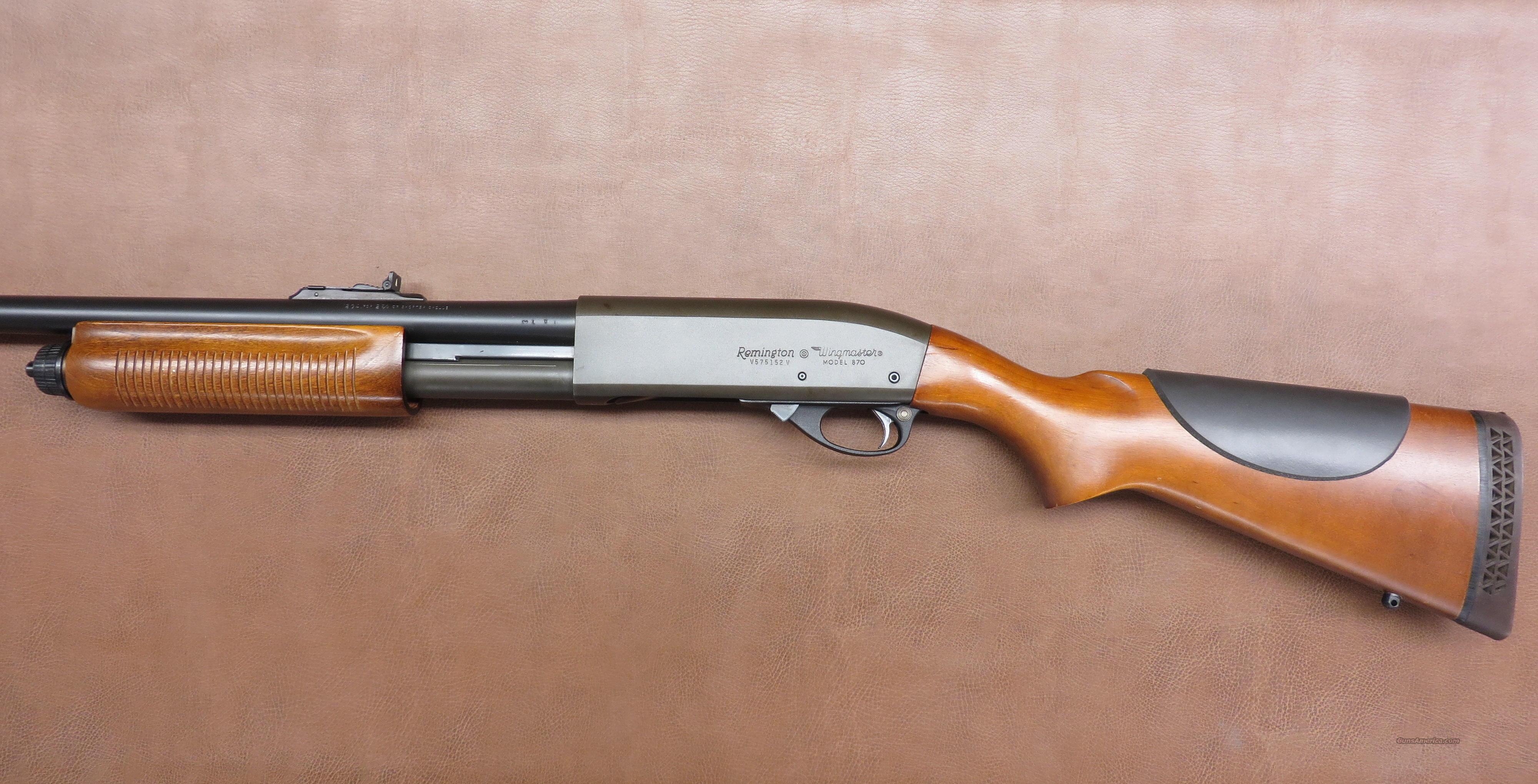 Remington Model 870 Wingmaster Slug Gun For Sale