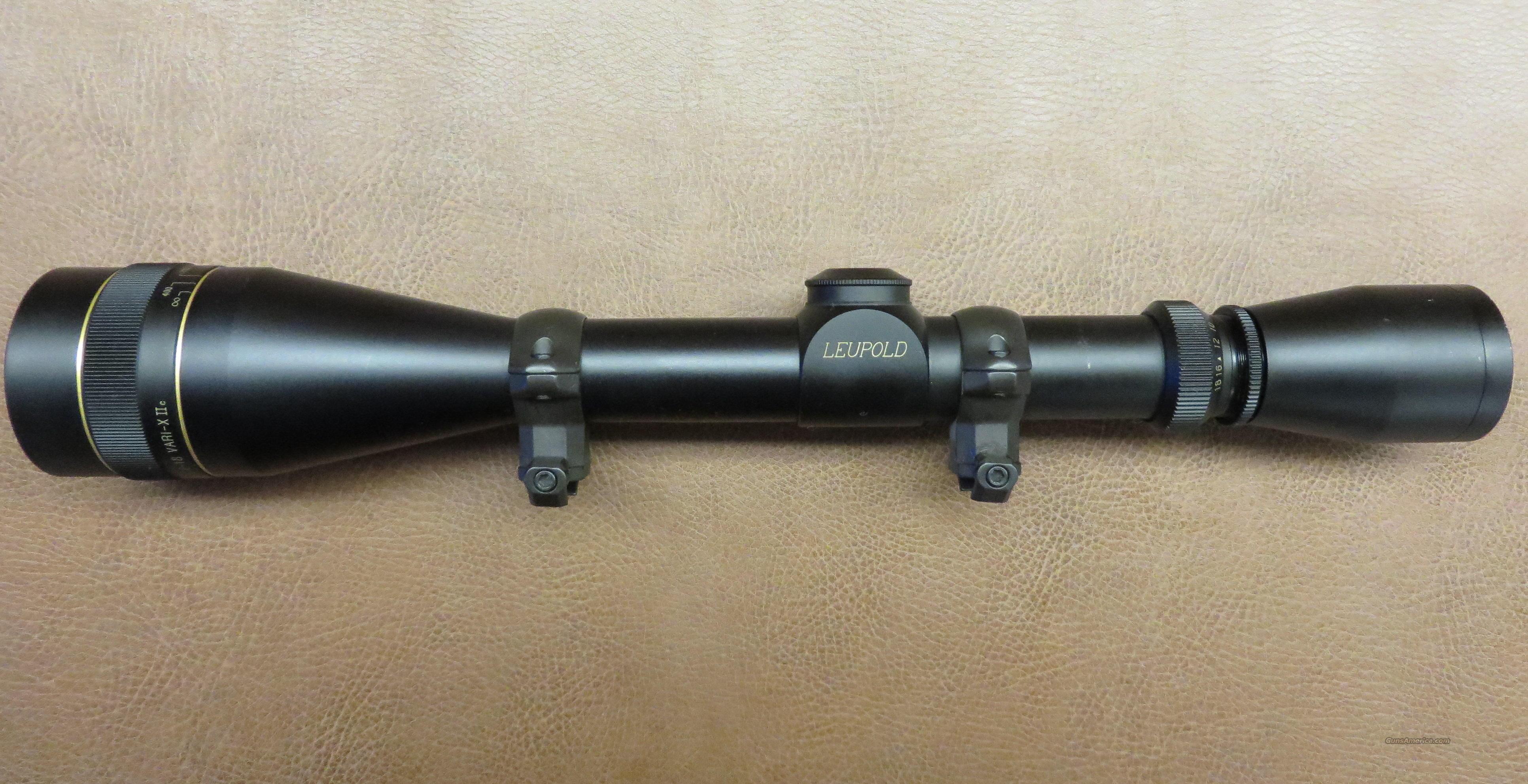 Leupold Vari X Iic X For Sale At Gunsamerica