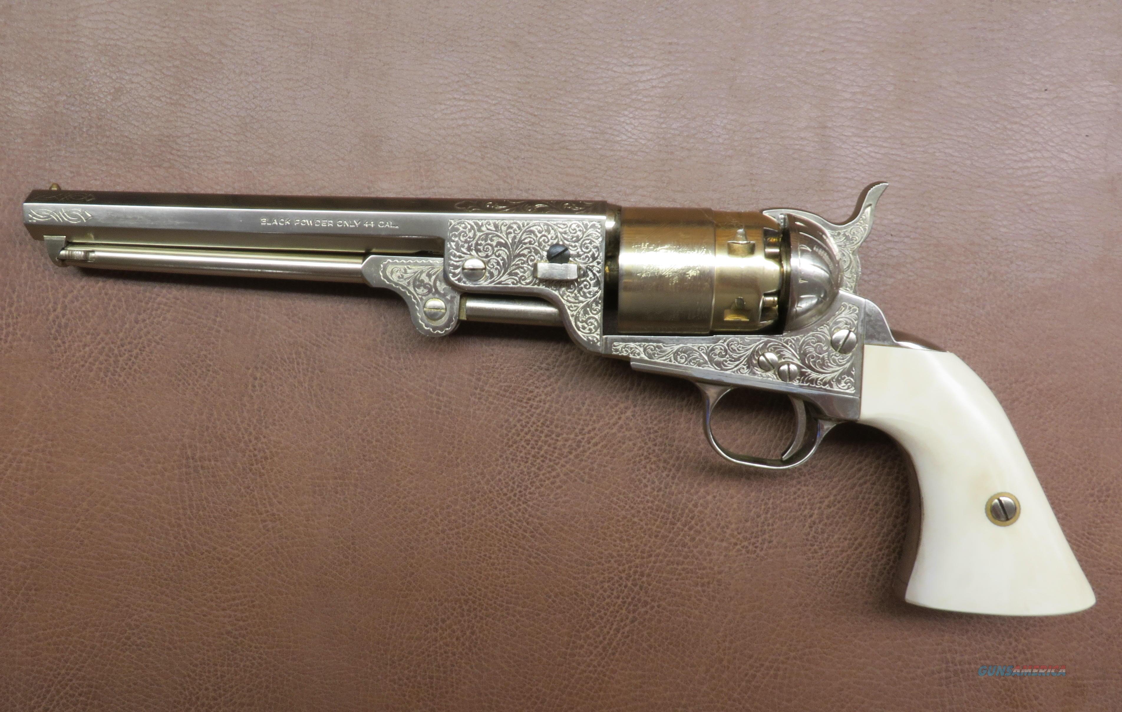 Pietta Engraved Cap & Ball Revolver for sale
