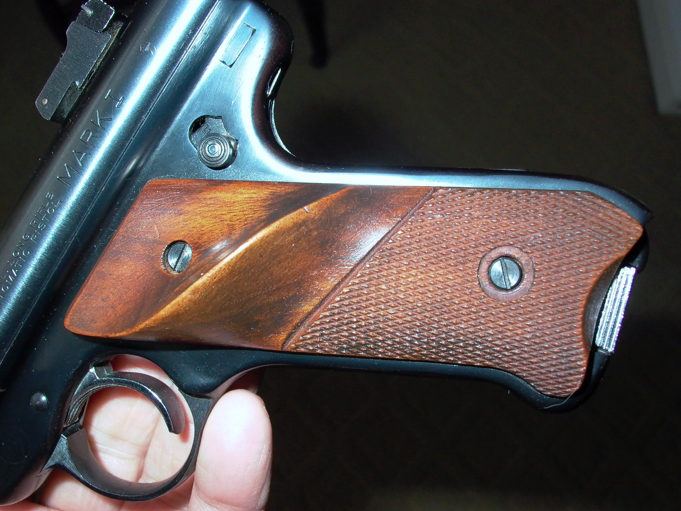 MK 1 Target 6 7/8 blued manual Ruger factory wa... for sale