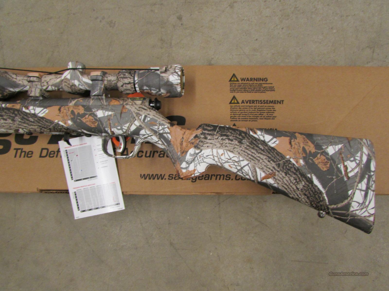 Savage Model R Xp Snow Camo Scope Hmr For Sale