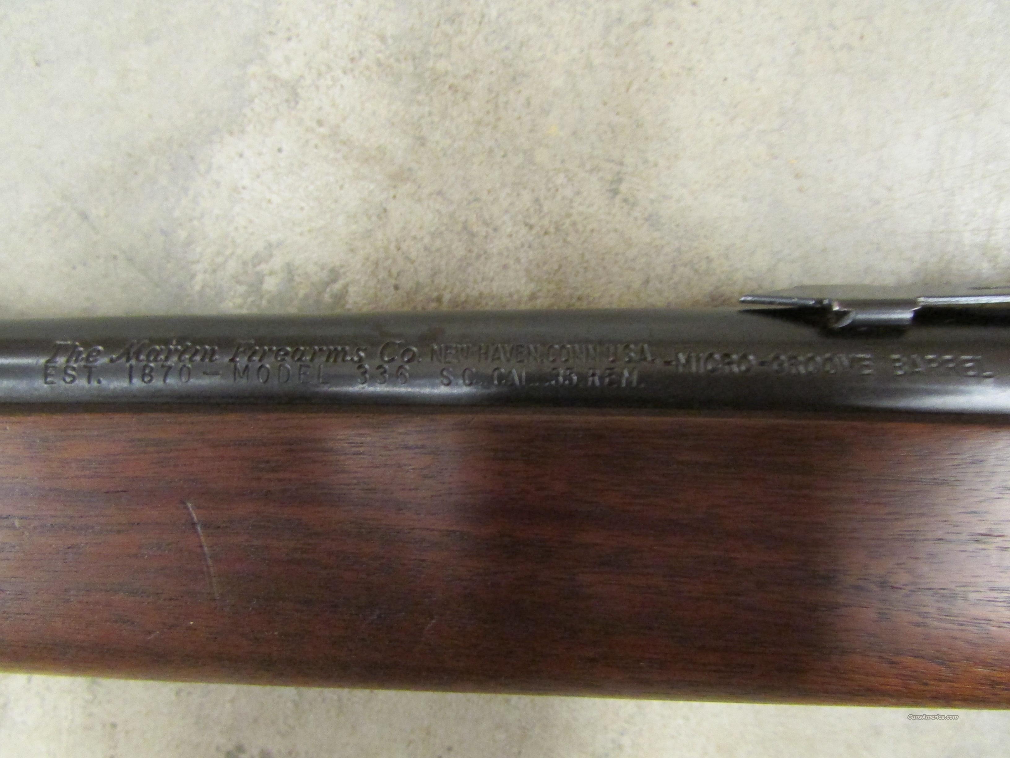 1960 Marlin Model 336 1/2 Magazine S.C. 35 Remi... for sale