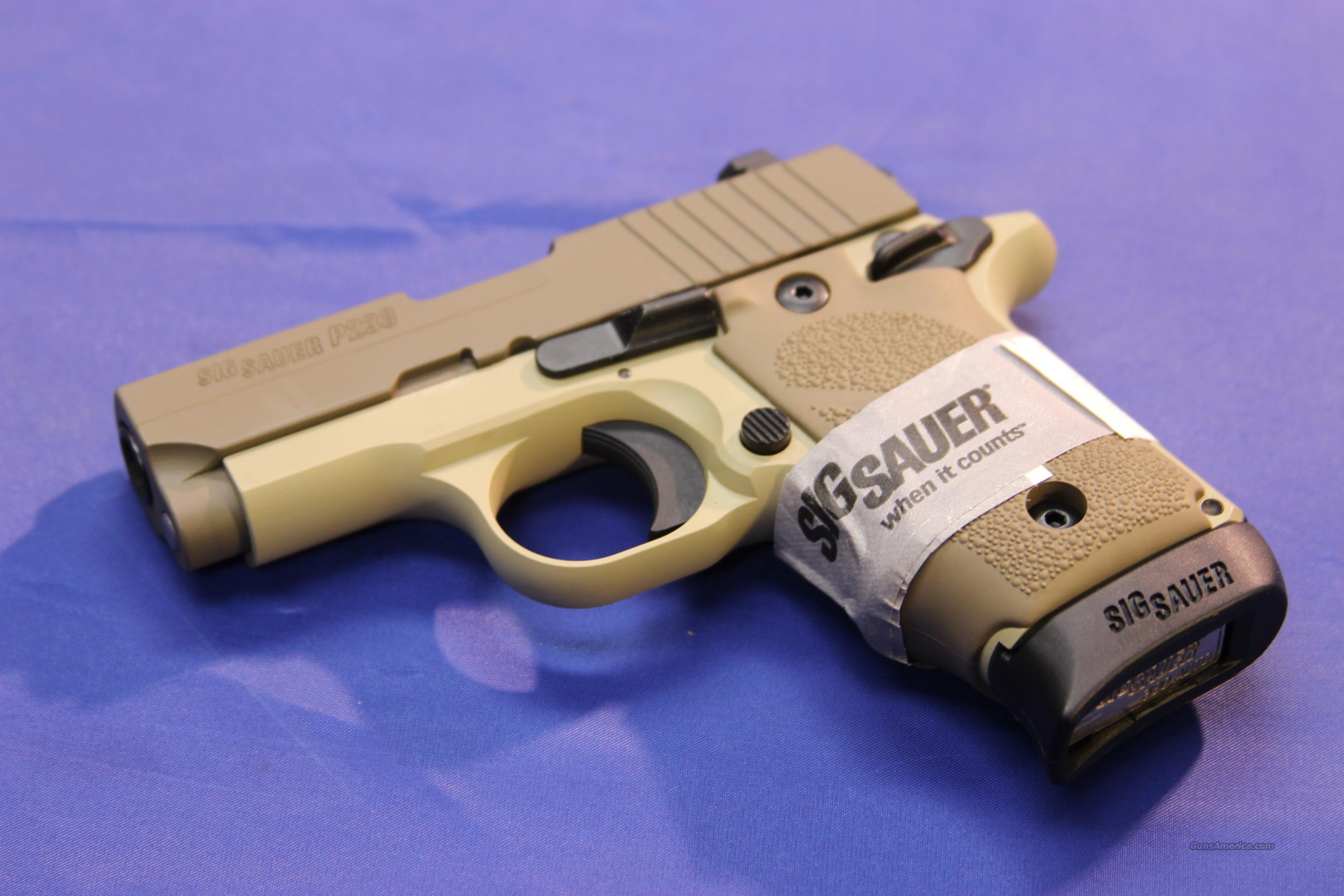 Sig Sauer P238 380 Auto Desert Tan New For Sale