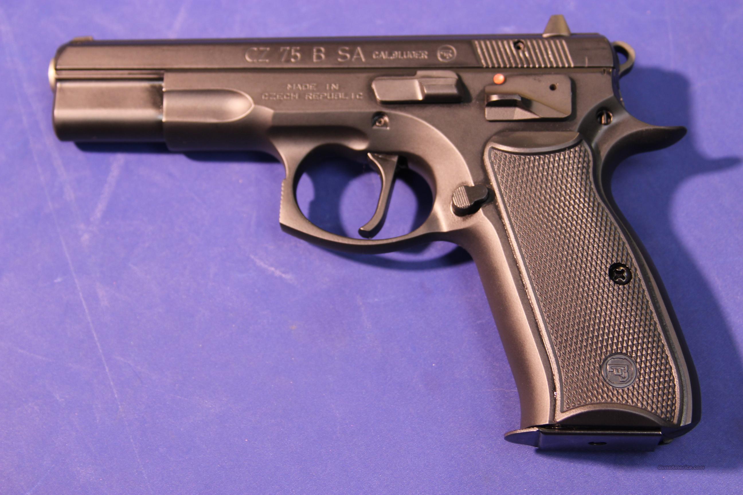 CZ 75B SA 9mm SINGLE ACTION – NEW! for sale