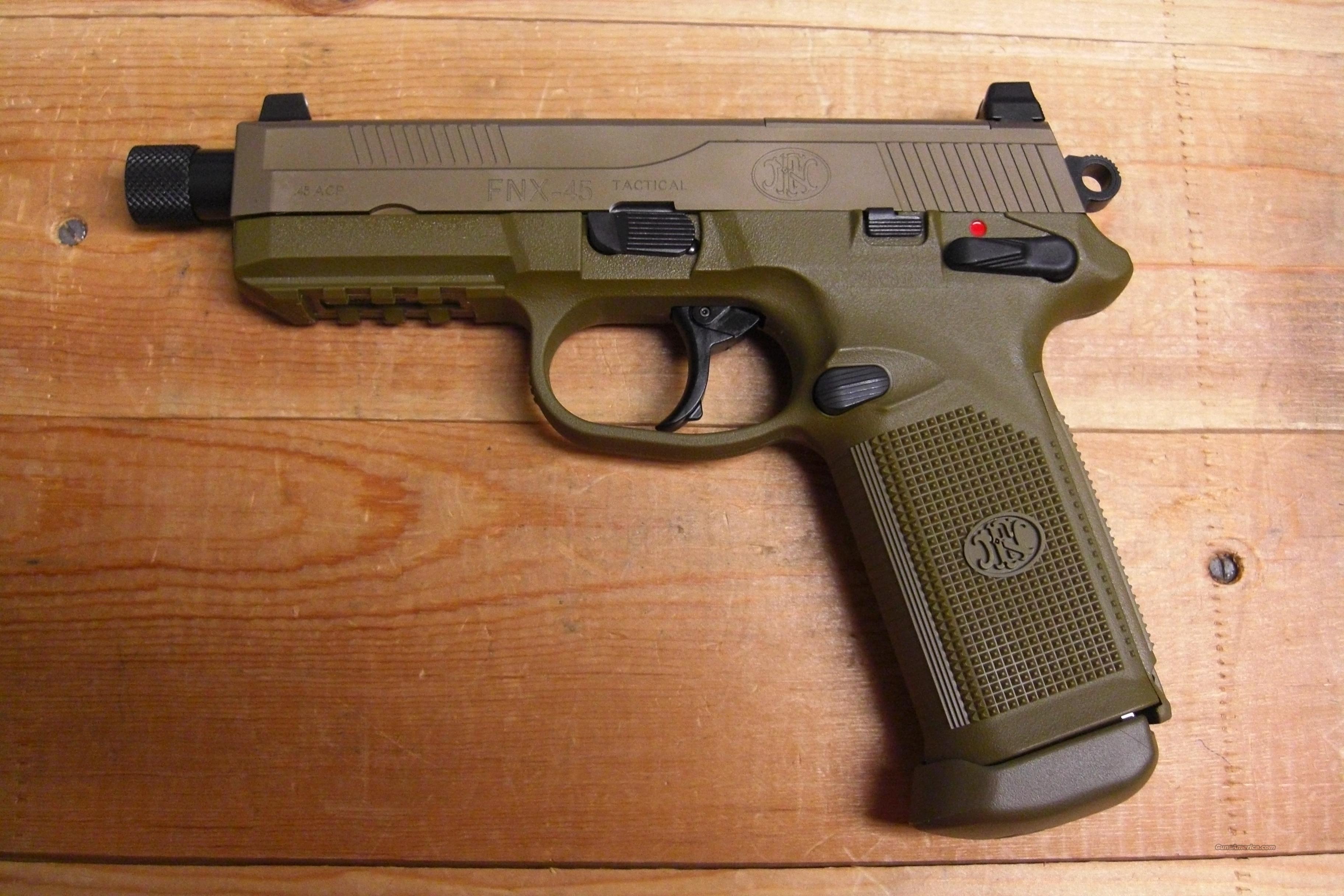 FNX 45 Tactical W Overall FDE Finis For Sale At Gunsamerica