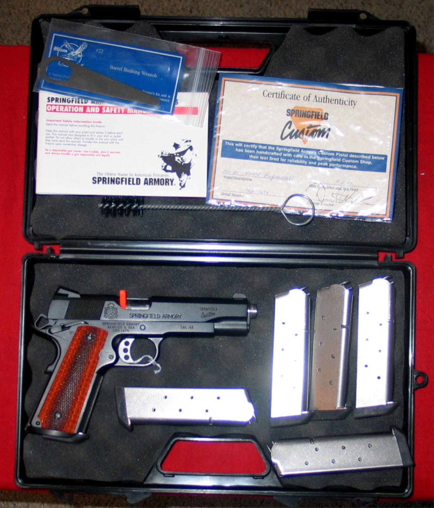 Custom Professional FBI 1911, 45acp for sale