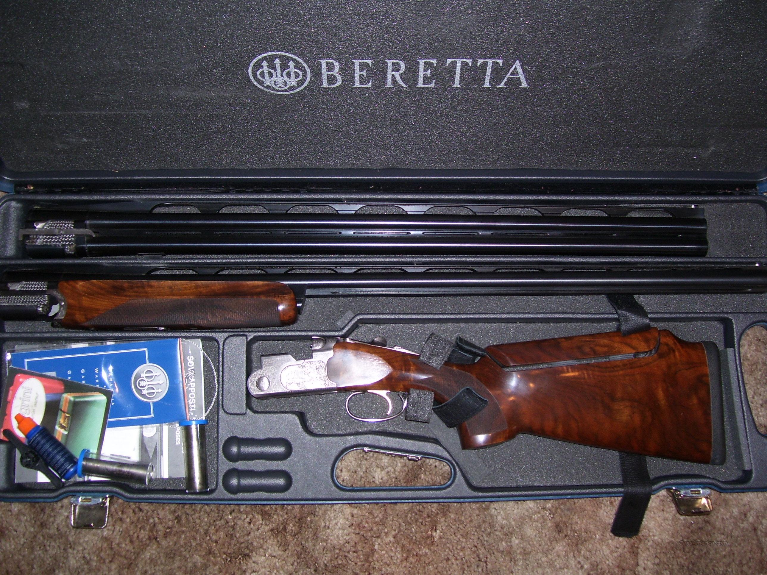 Beretta 687 Special Trap Combo Set Silver Pigeo For Sale