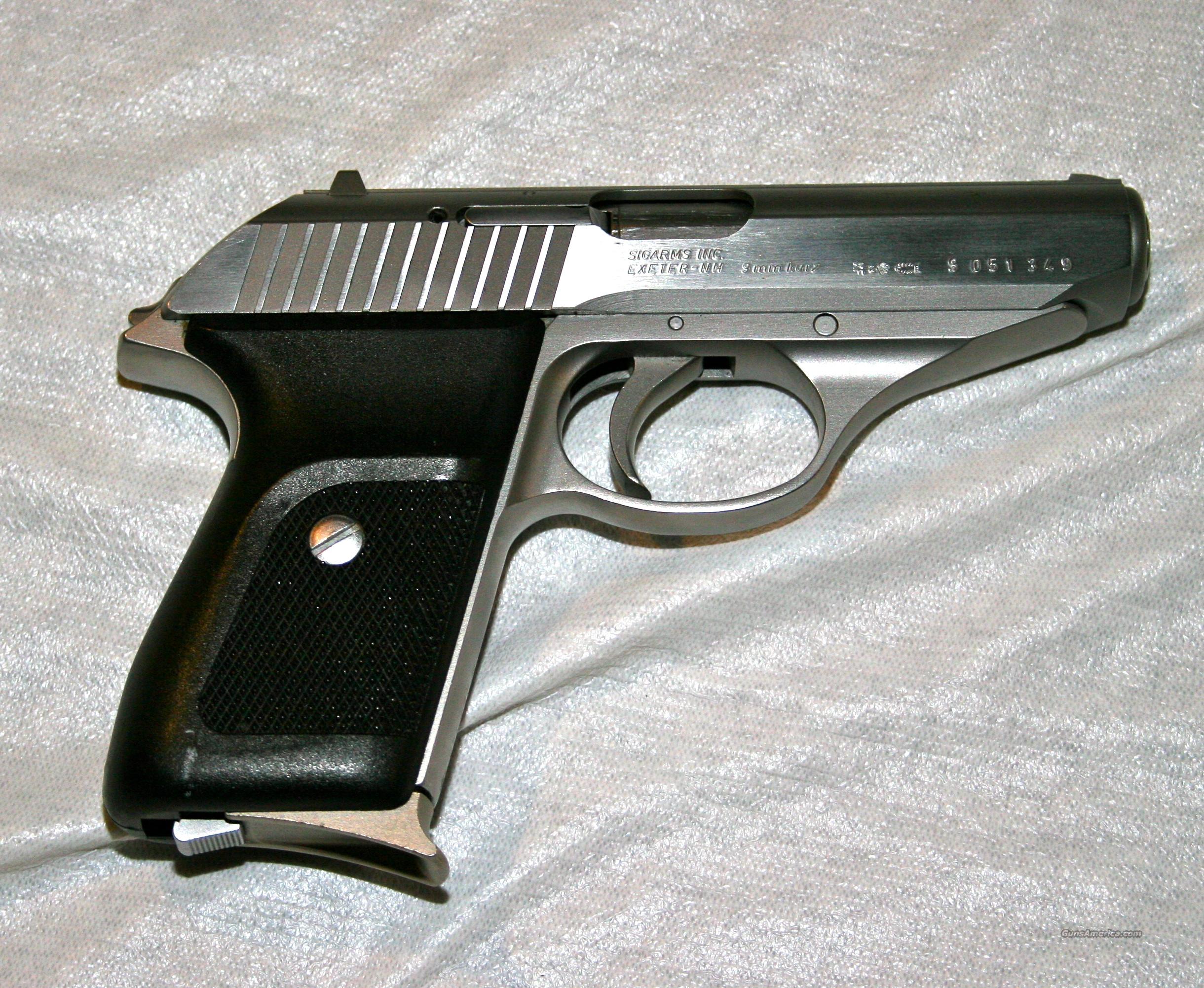 Sig Sauer P230sl Rare Stainless 380 9mm Kurz For Sale