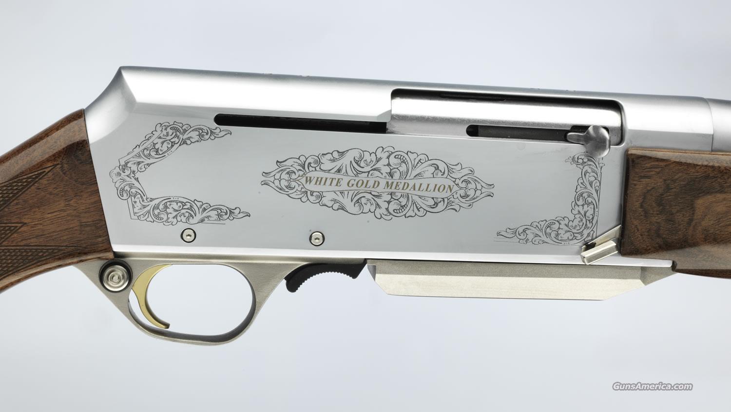 Ltd Edition Browning Bar White Gold Medallion For Sale