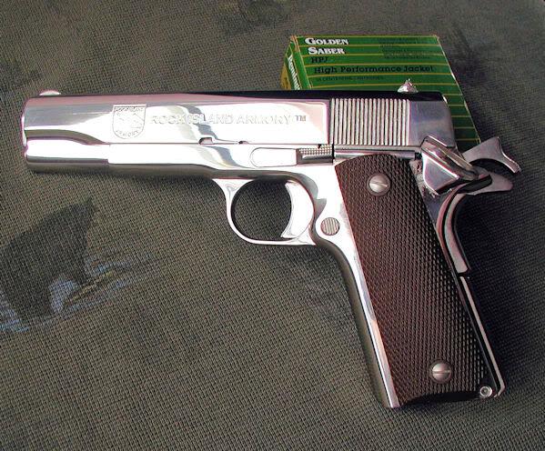 Rock Island Armory 1911 Nickel .38 Super for sale