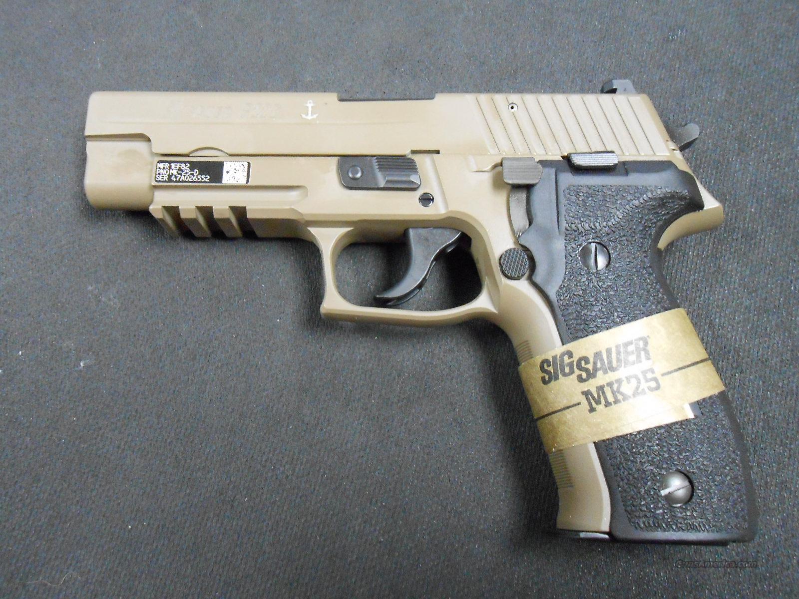 Sig P226 Mk-25-d 9mm Desert Tan Nib! For Sale