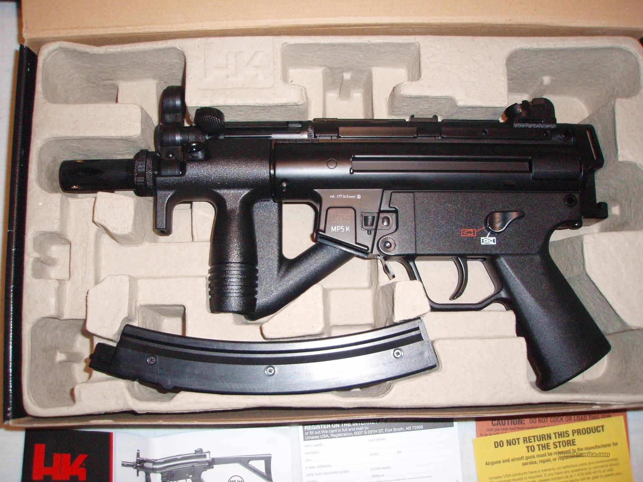 UMAREX HK MP5 K-PDW BB GUN-SEMI-NEW-MP 5-H&K For Sale