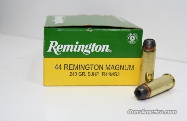 REMINGTON 44 REM MAG 240gr SJHP R44MG3 250rds For Sale