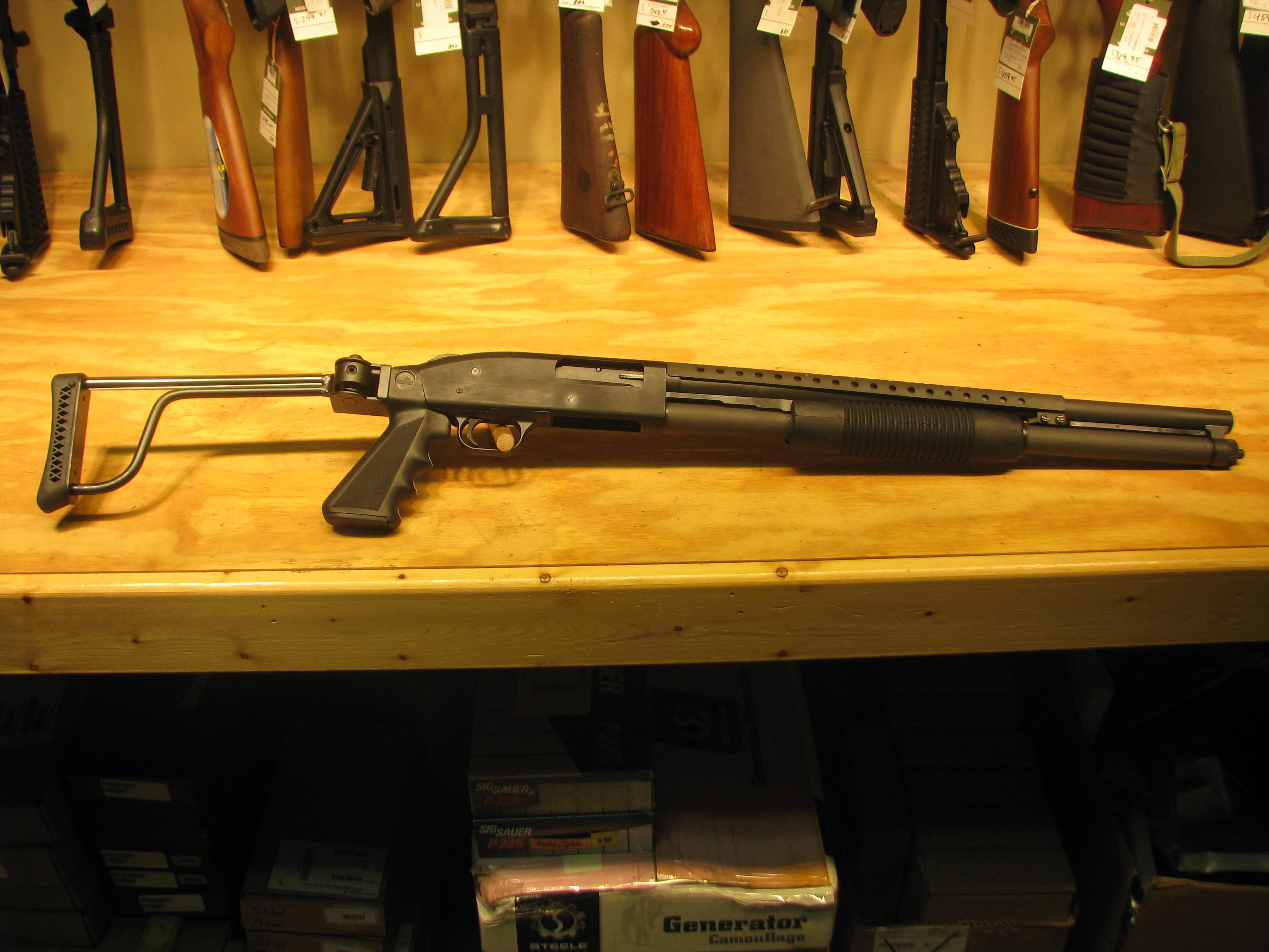 Mossberg 500 Custom Shotgun Tactical Folding St... for sale