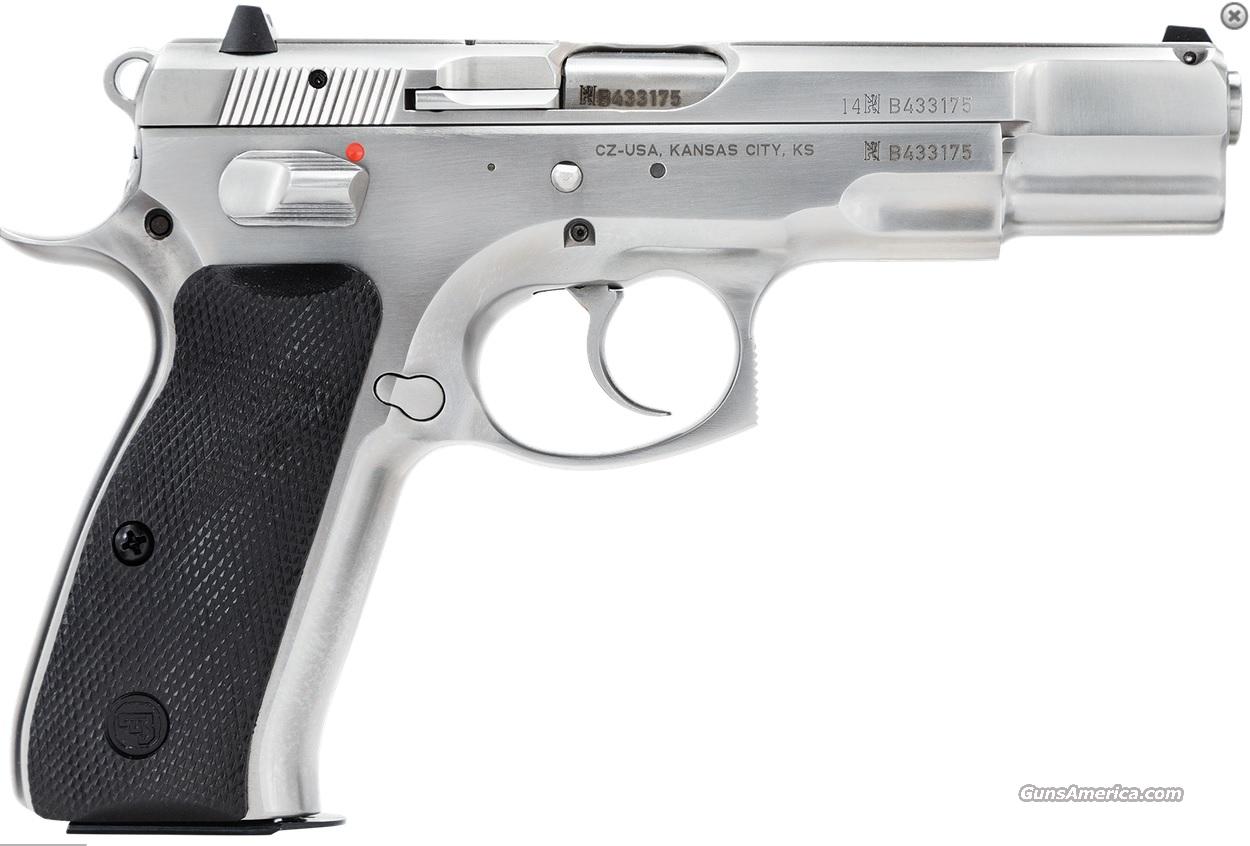 CZ 75 75-B 9mm 4.7" 15+1 Blk Syn Grips Brushed... For Sale