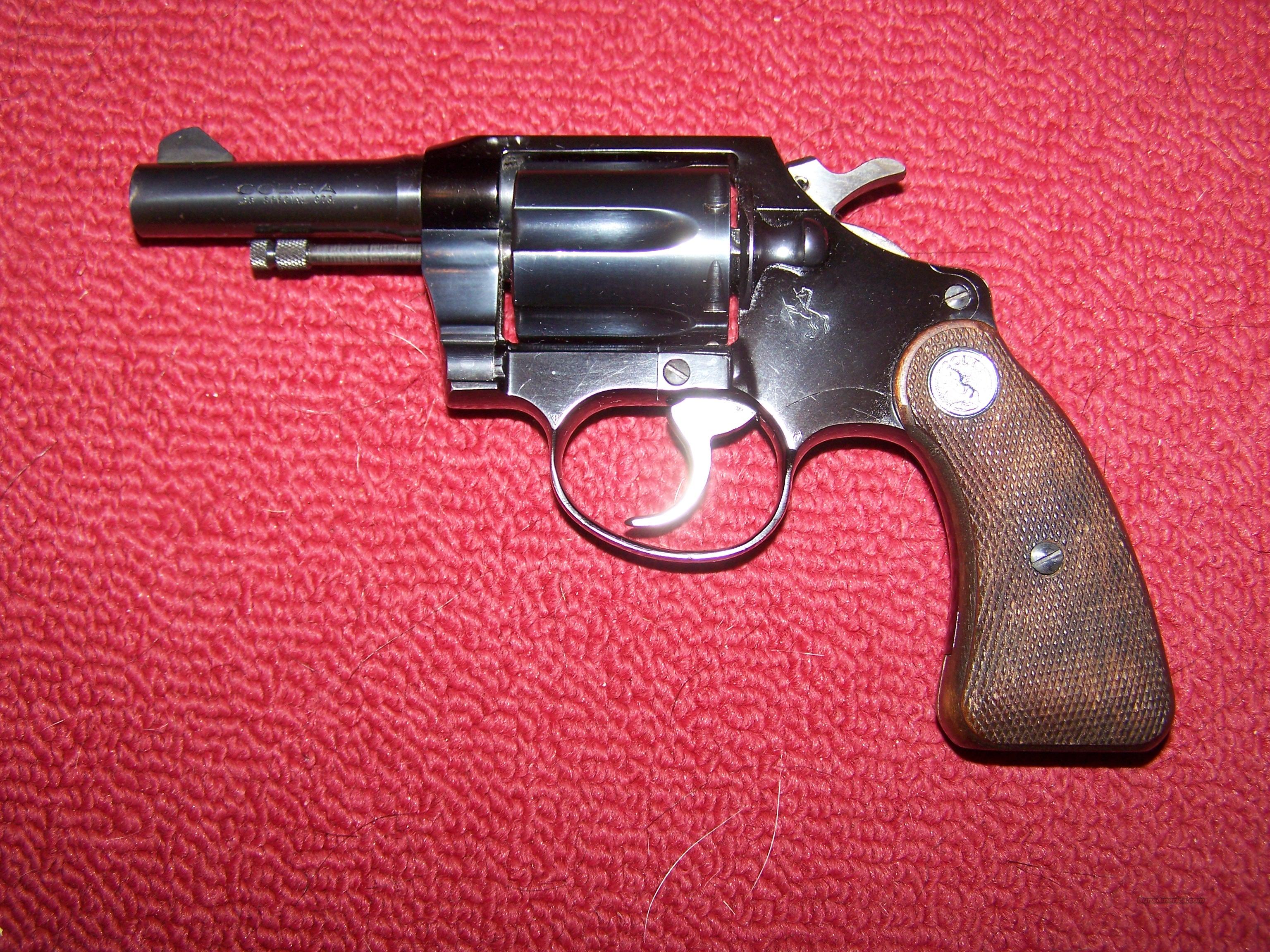 Colt Cobra 38 Special 3 Inch Barrel 1967 For Sale