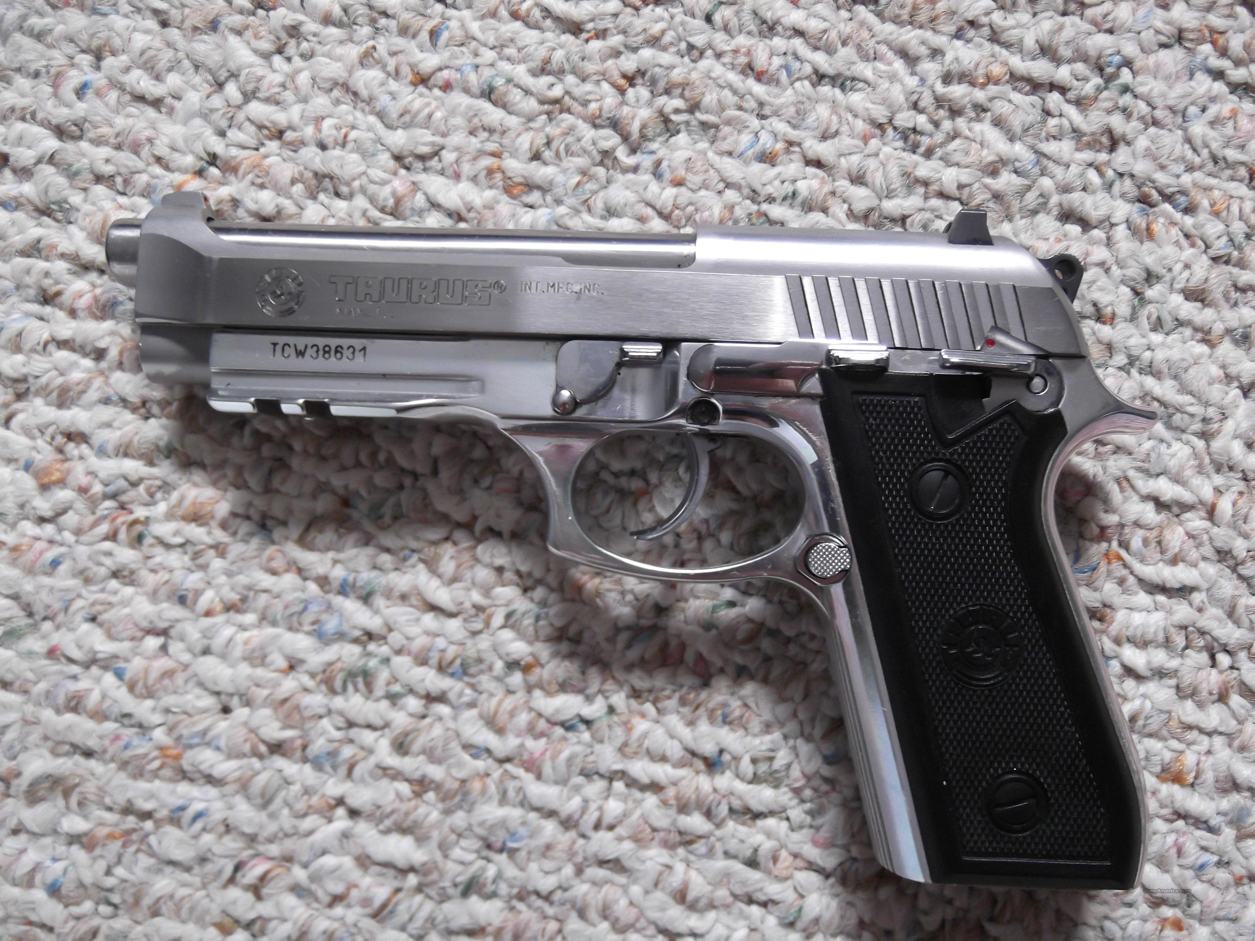 Taurus Pt 92 Pt92 Afs Stainless 9mm With Tac Ra For Sale 5694