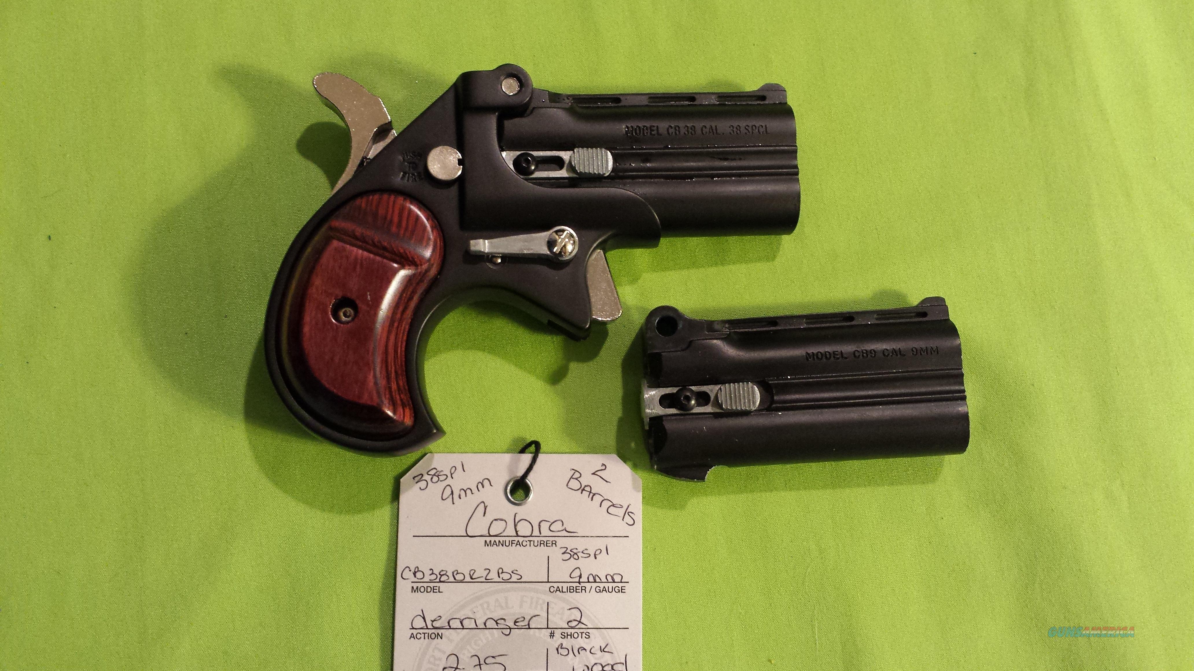 Cobra Big Bore 38spl 38 Spl 9mm 9 Mm Combo Bla For Sale 1352