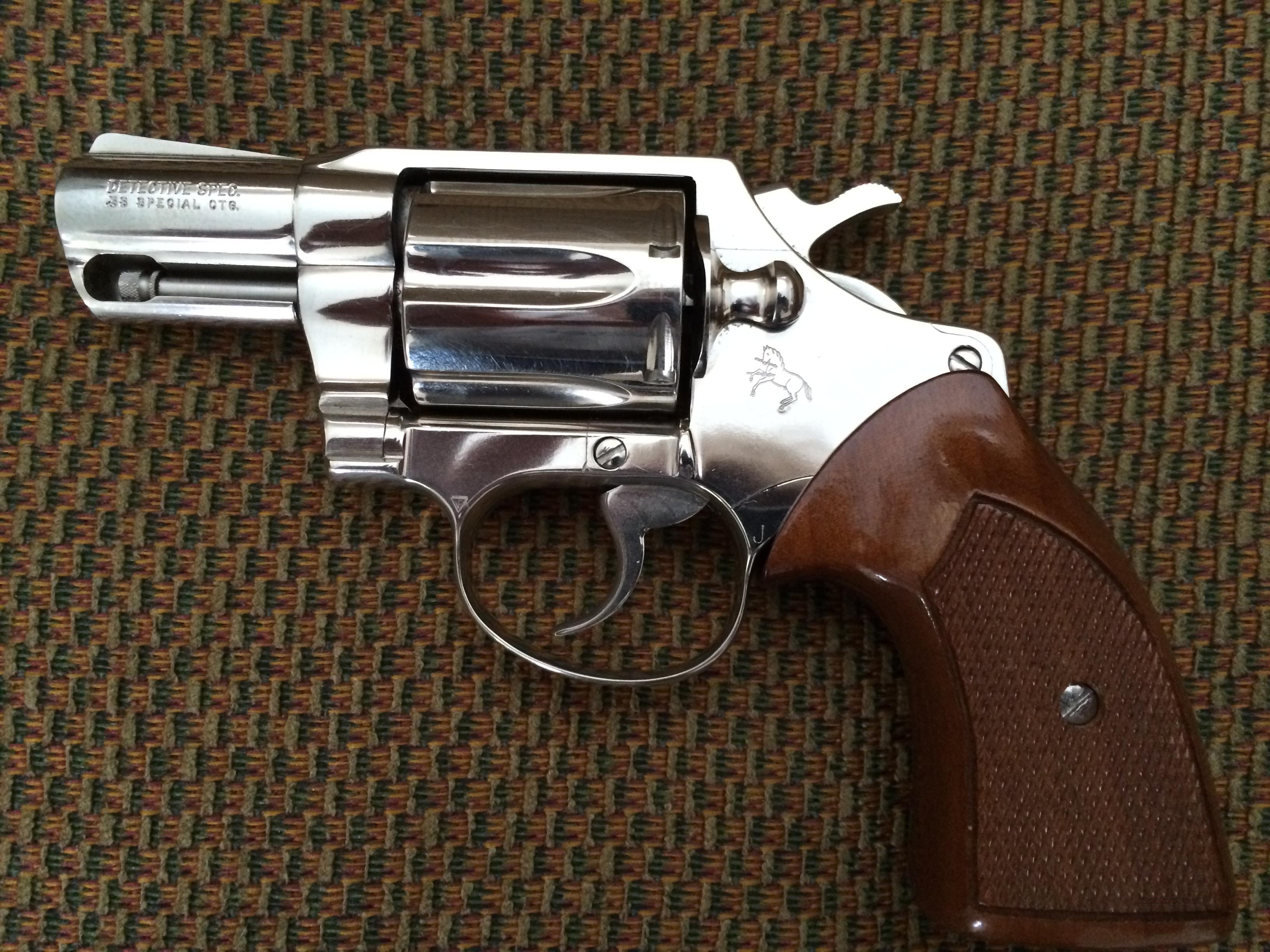 Colt 38 Detective Special 3rd Gen Nickel For Sale 2447