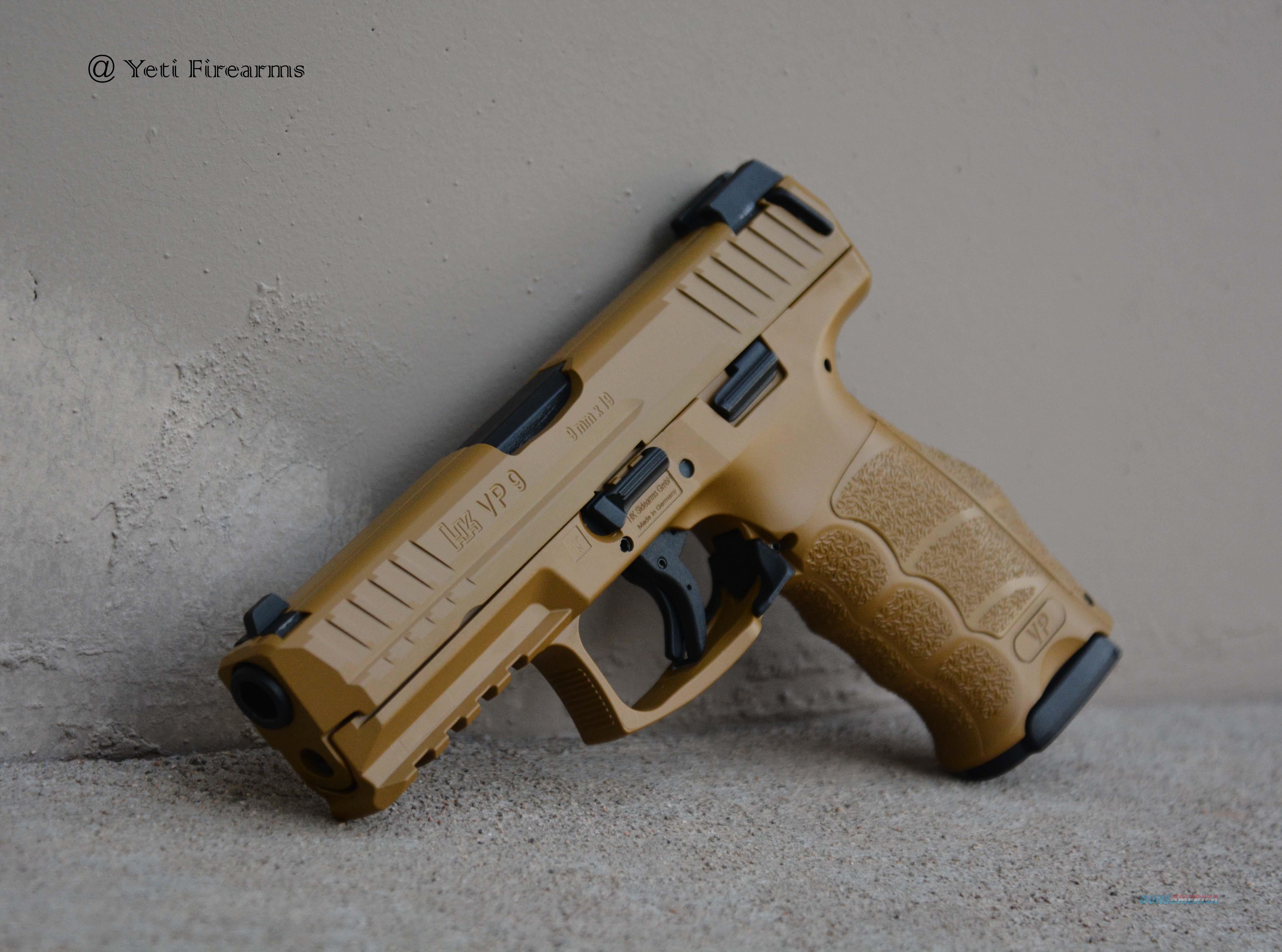 X Werks H K VP9 9mm W NS HK Tan Cerakote 3 Mag For Sale