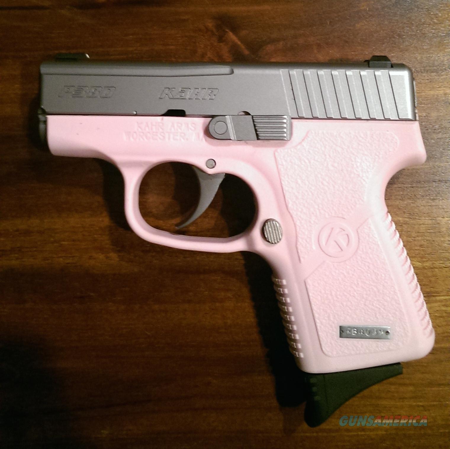 Kahr P380 Pink Frame And Matte Stainless Slide For Sale