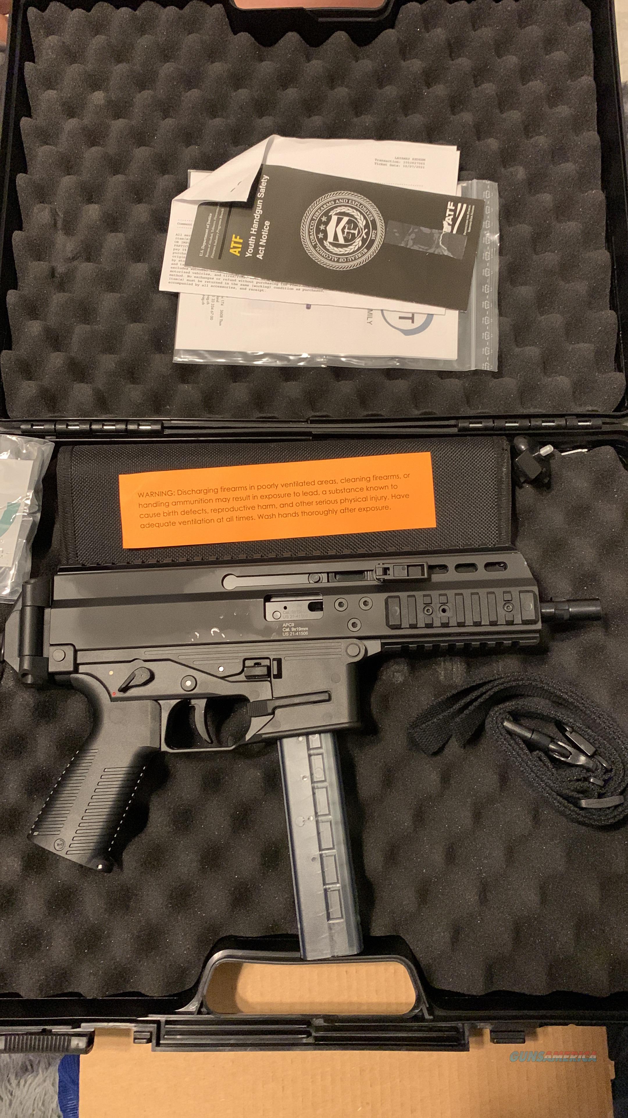 BRÜGGER THOMET B T APC9 for sale at Gunsamerica 968389020