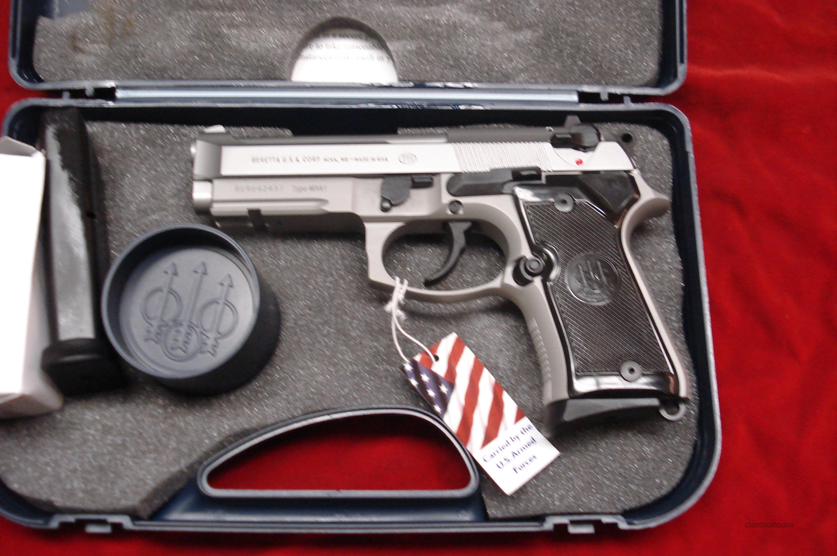 Beretta 92fs Compact Inox 9mm Cal With Rail An For Sale