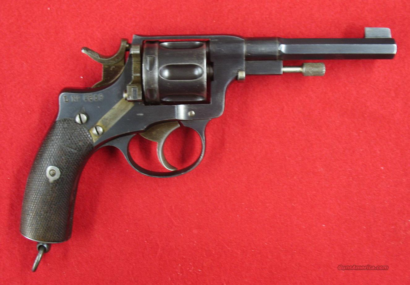 Husqvarna M1887 75mm Swedish Military Revolver For Sale