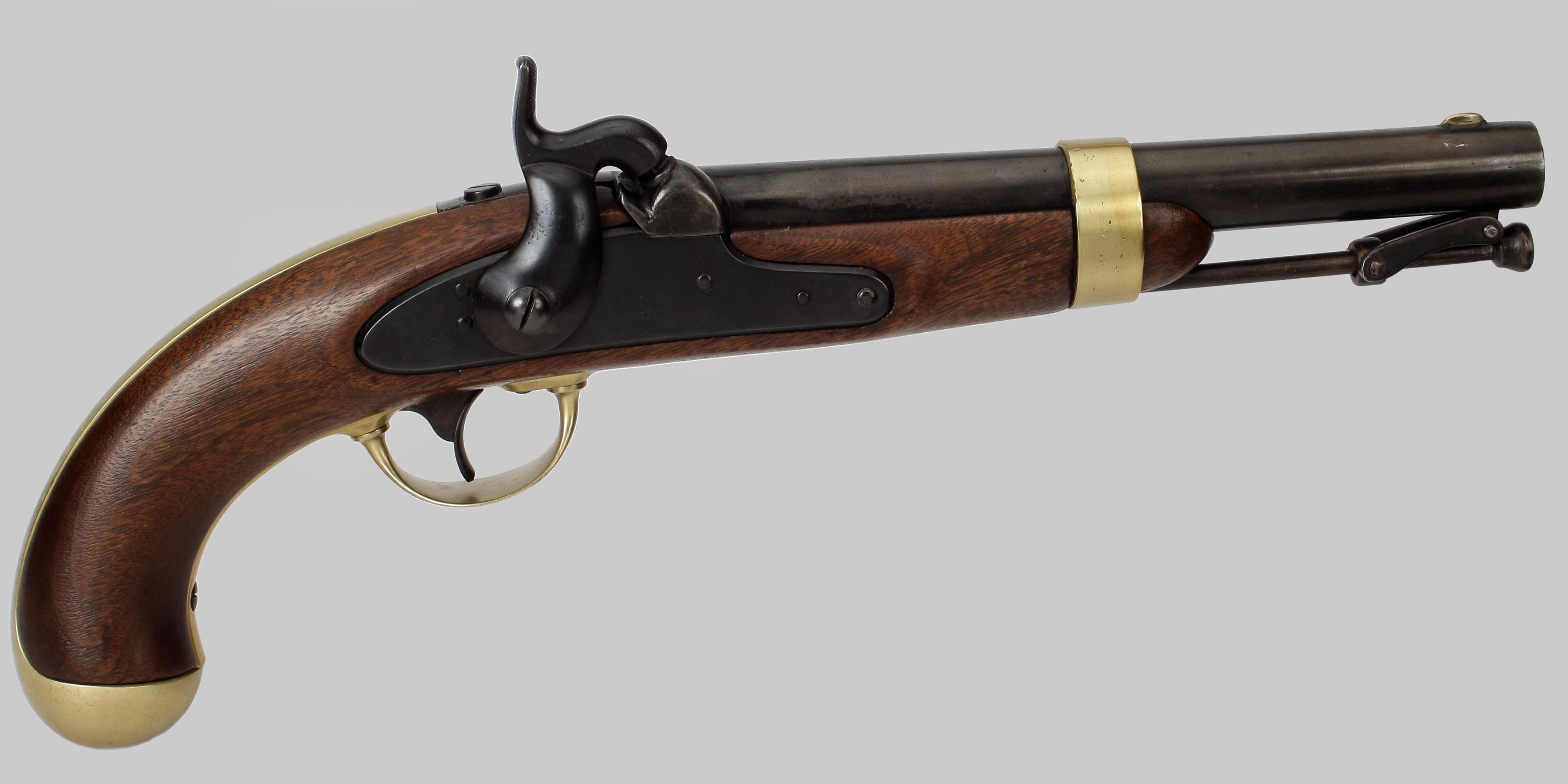 Haston Aston 1842 Black Powder Pistol For Sale