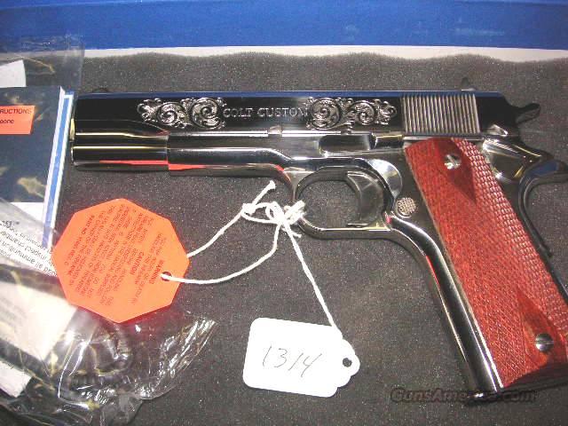 Colt 38 Super 1911 CUSTOM ENGRAVED For Sale