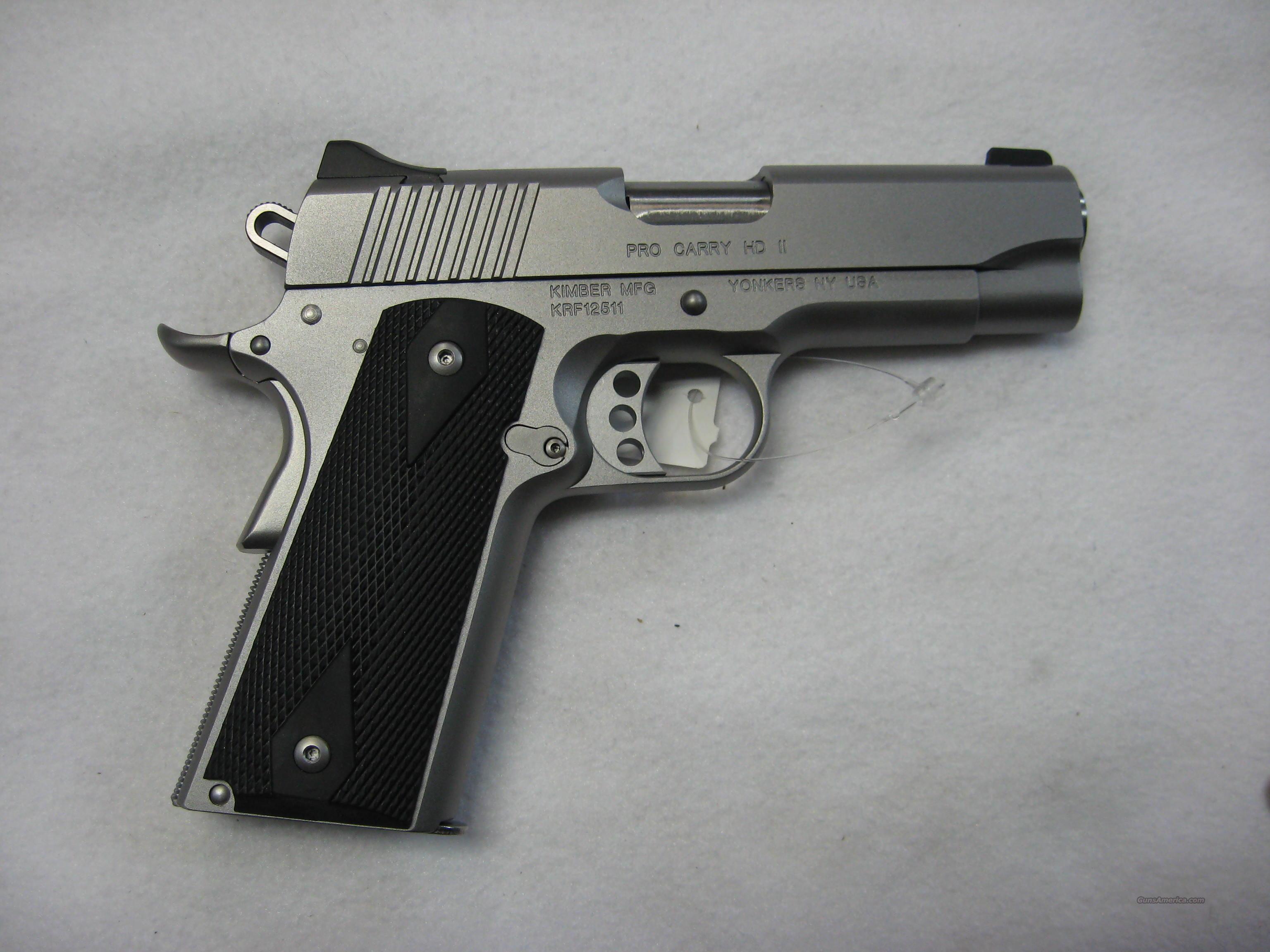 Kimber Pro Carry Hd Ii Super For Sale