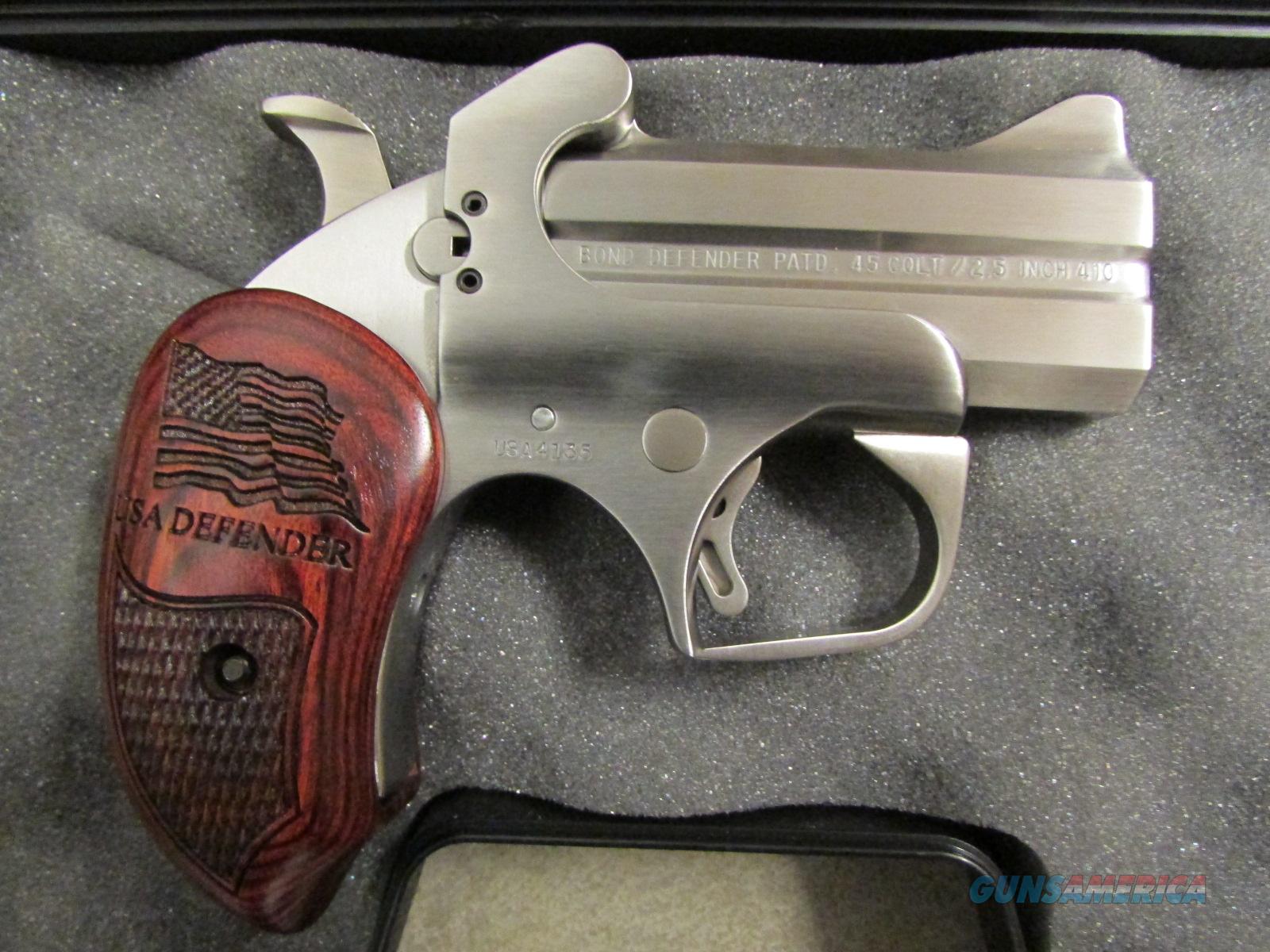 Bond Arms USA Defender Derringer .45 Colt / 410... For Sale